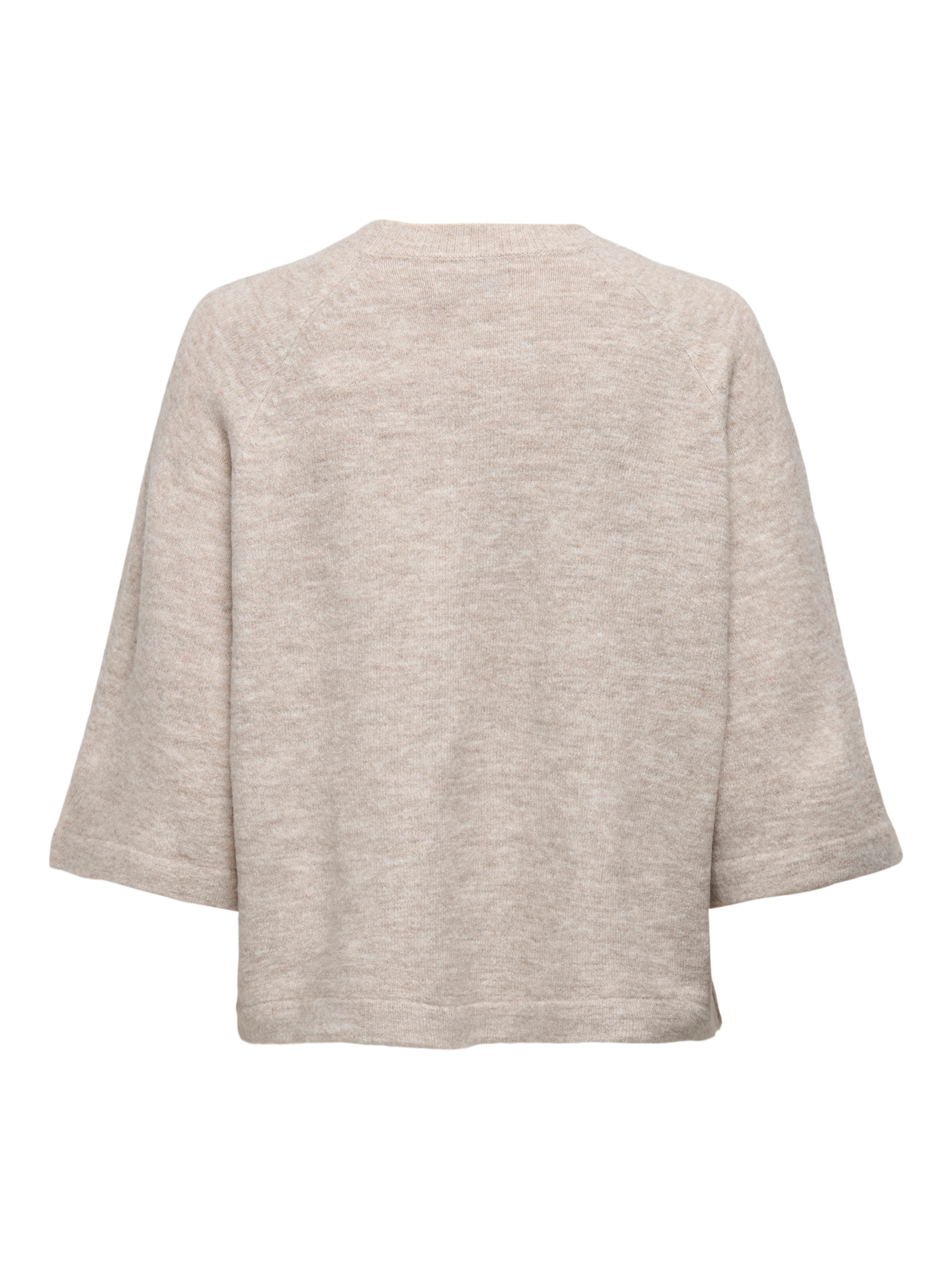 ONLY CARMAKOMA Strickpullover »CARSIMONI 3/4 PULLOVER KNT NOOS« Materialmix, regular fit