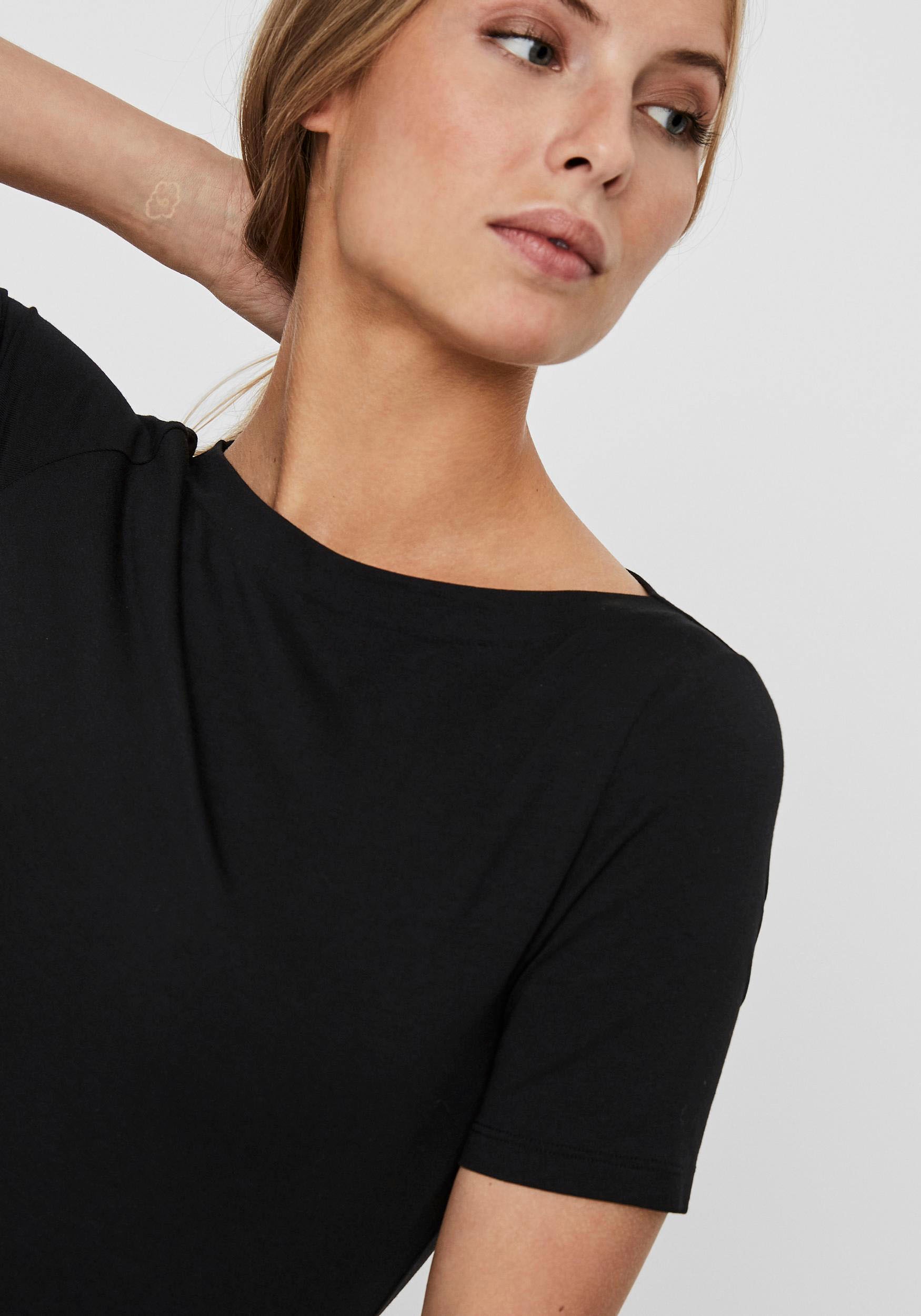 Vero Moda Kurzarmshirt »VMPANDA MODAL S/S TOP NOOS«