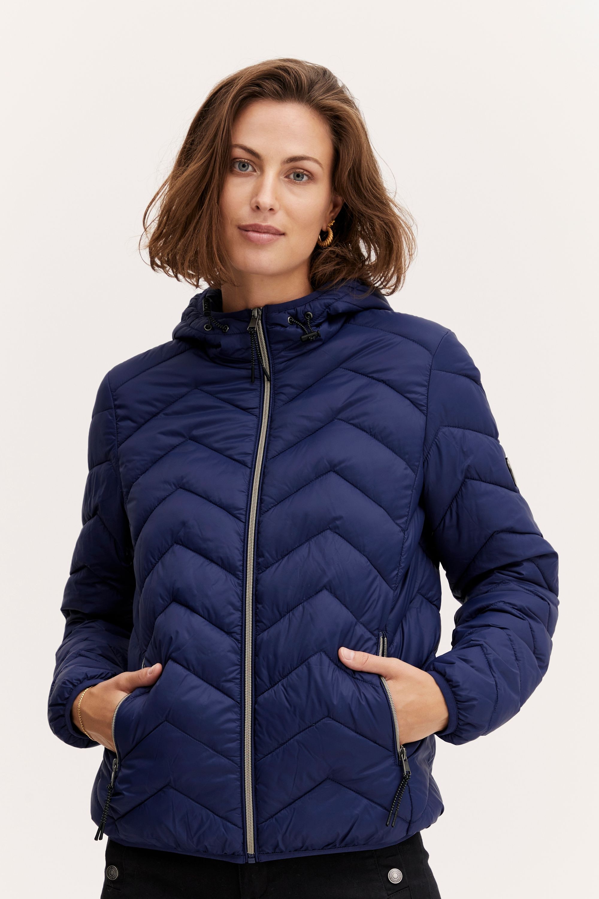 fransa Steppjacke »Steppjacke FRPadma«, mit Kapuze