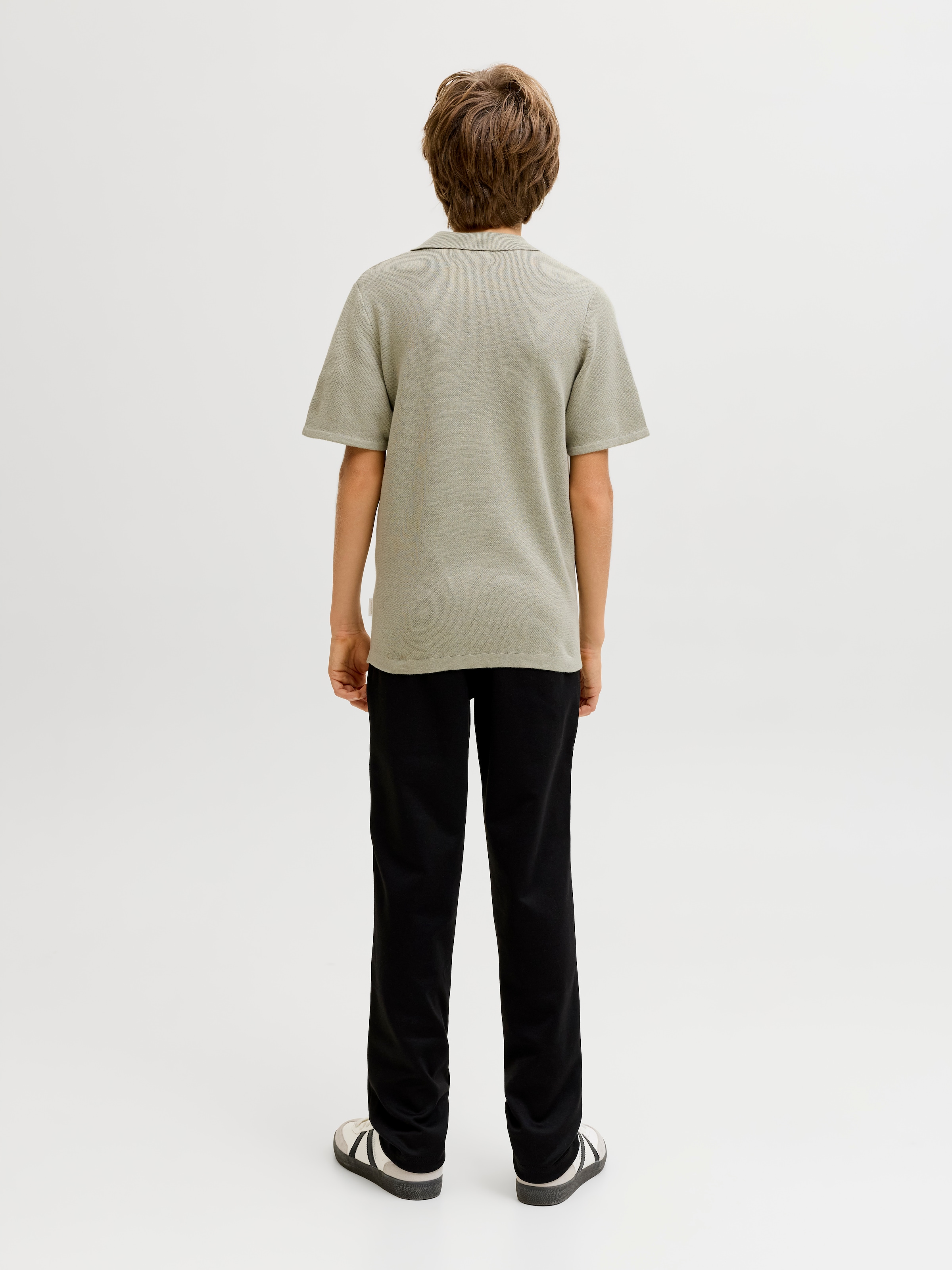 Jack & Jones Junior Polokragenpullover »JORNORREBRO LIGHT KNIT SS POLO JNR«