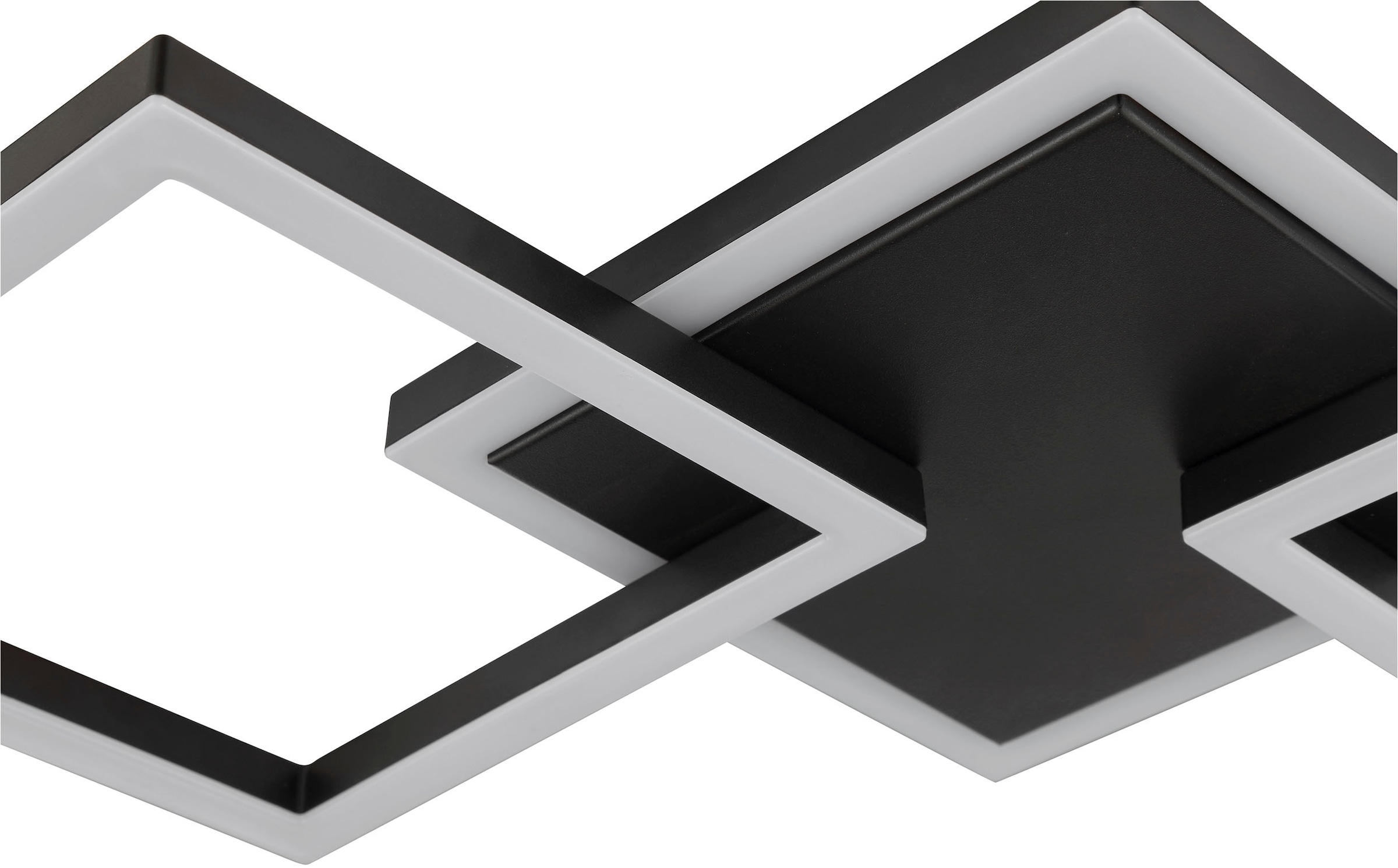 Brilliant LED Deckenleuchte »Tavora« LED-Modul Warmweiß LED-Profilleuchte, 61 x 28 cm, 2500 lm, 3000 K, Metall, schwarz