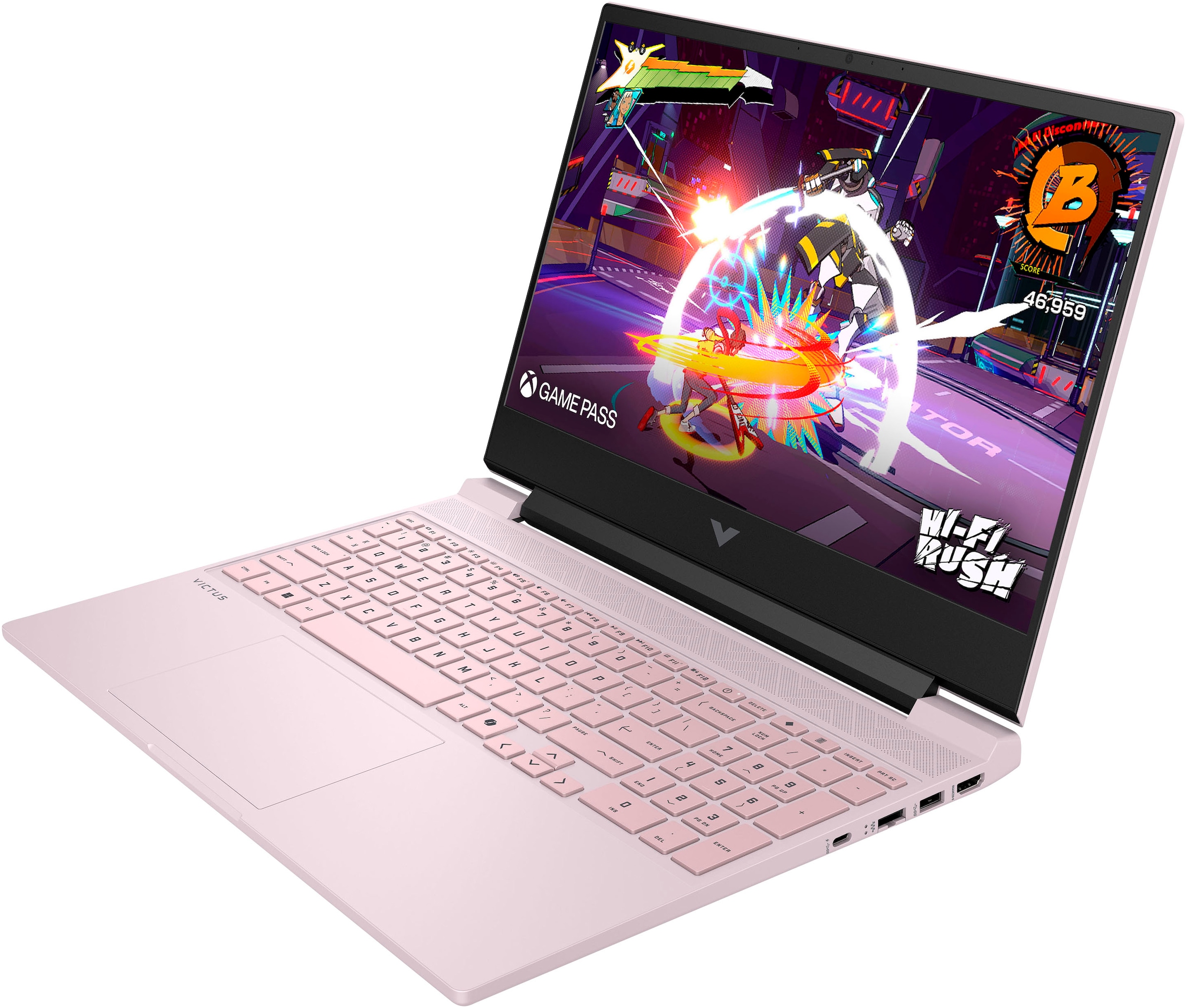HP Gaming-Notebook »Victus 15-fa2254ng«, 39,6 cm, / 15,6 Zoll, Intel, Core i5, GeForce RTX 4050, 512 GB SSD