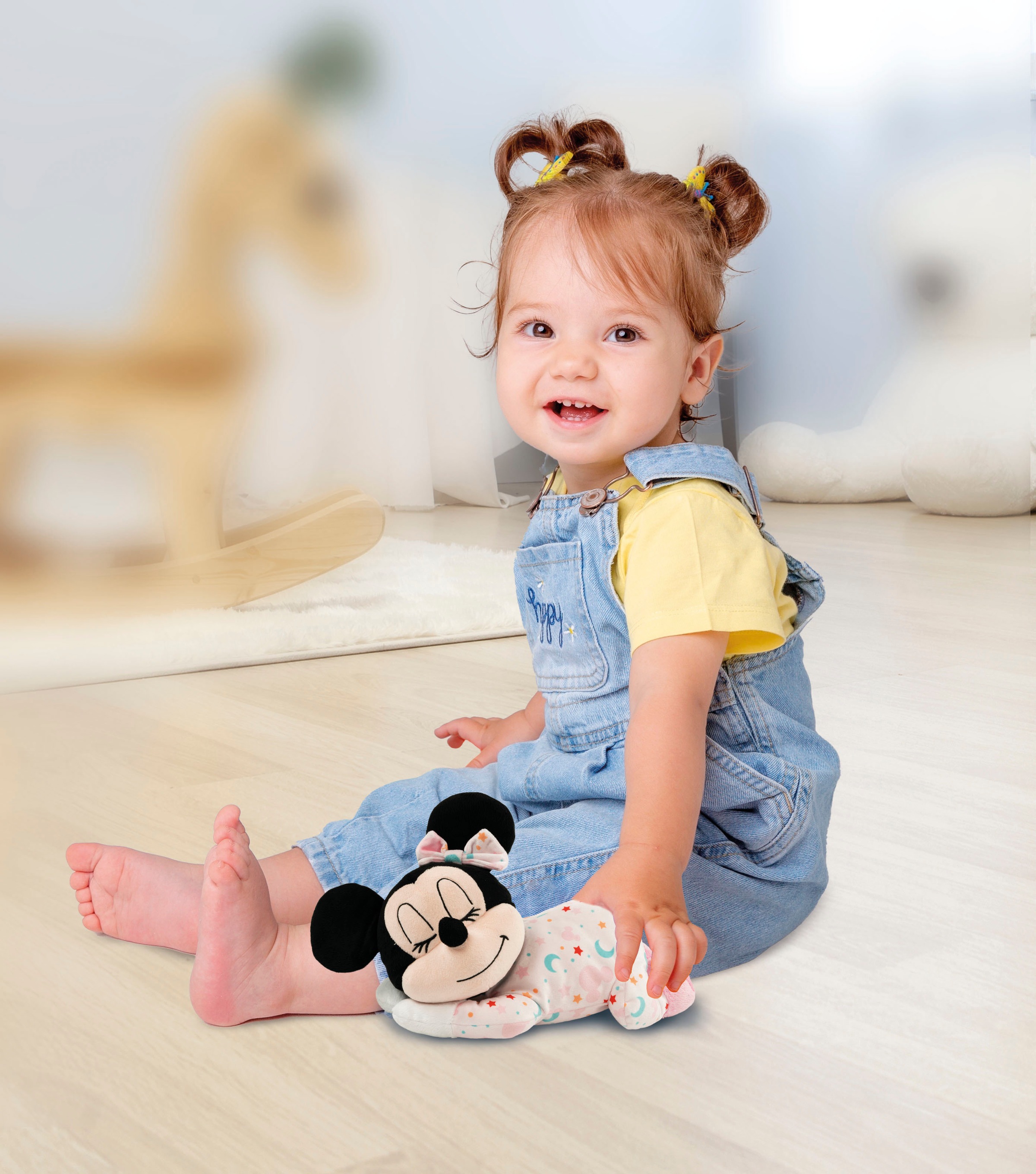 Clementoni® Plüschfigur »Disney Baby, Schlafende Baby Minnie«, mit Licht und Sound; Made in Europe