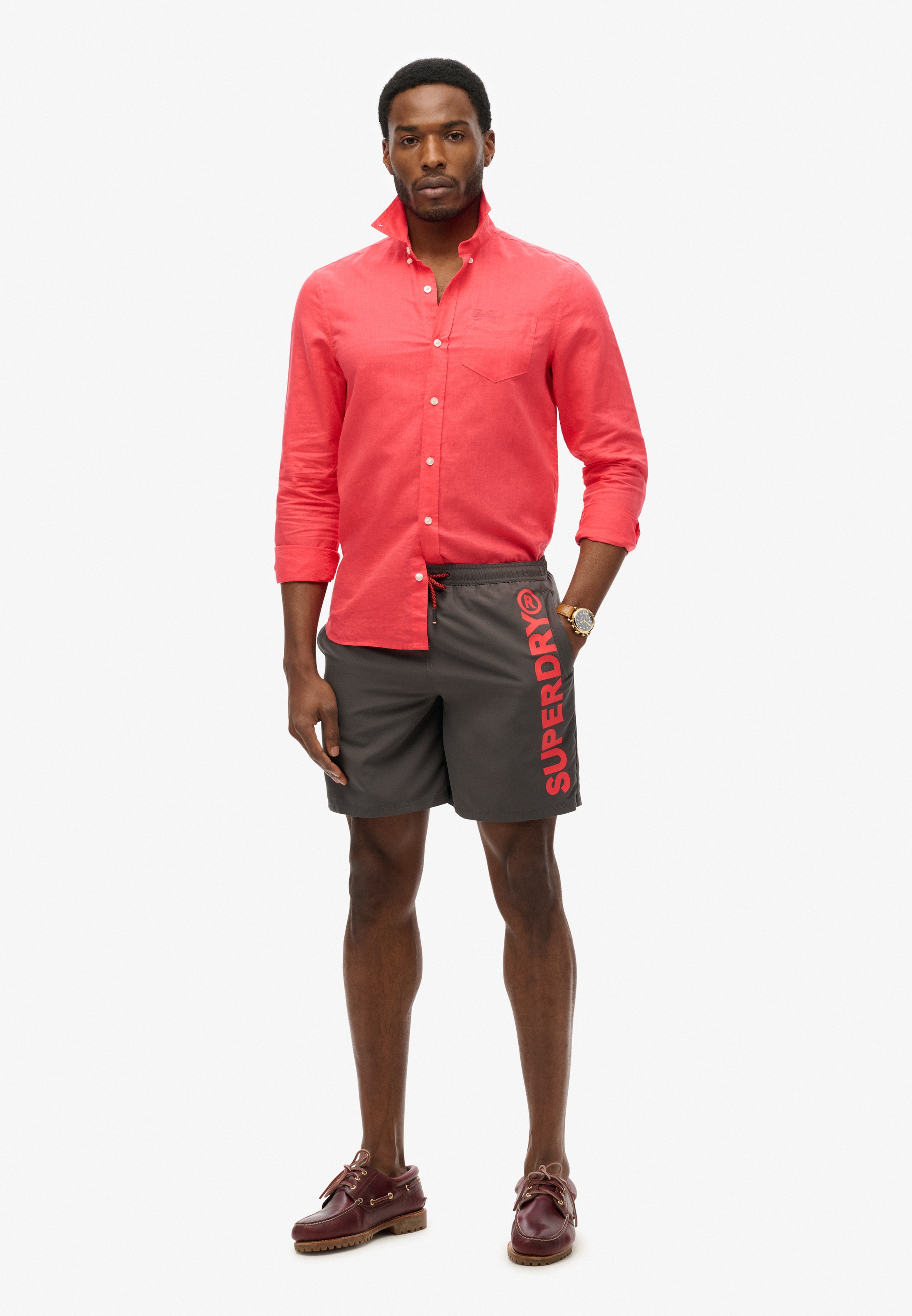 Superdry Badeshorts »SPORT GRAPHIC 17 SWIM SHORT«