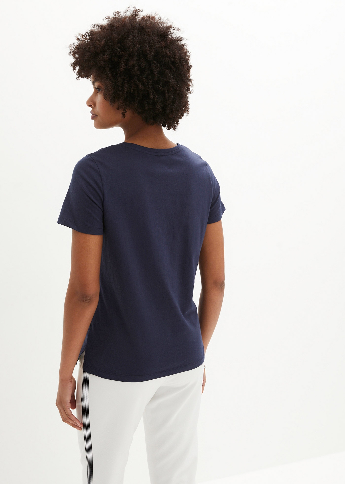 bonprix T-Shirt »T-Shirt Sea Love« lockere Passform, Kurzarm-Design, mit maritimem Druck