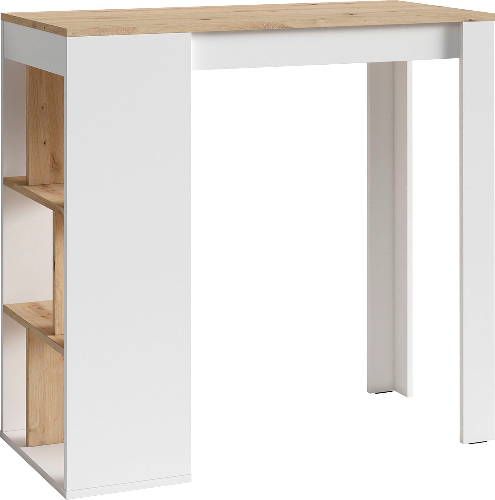 byLIVING Bargruppe »Essgruppe Casino 01, Moby« Set, Tisch mit Barhockern, 3 Stk. tlg. Barhocker höhenverstellbar