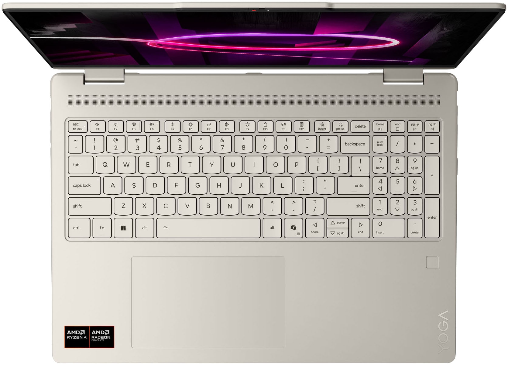 Lenovo Convertible Notebook »Yoga 7 2-in-1 16AGP11« 40,64 cm / 16 ″ AMD Ryzen™ AI 7 Radeon 840M 1.000 GB SSD