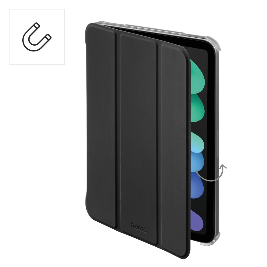 Hama Tablet-Hülle »Schutzhülle "Fold Clear" für Apple iPad mini 8.3" (2024)« Tablet