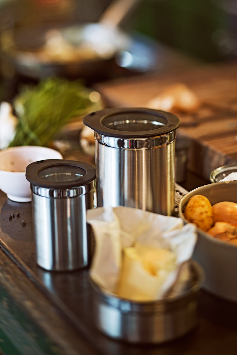 RÖSLE Frischhaltedeckel Glas, für Schüsseln und Töpfe, mit Silikonrand, spülmaschinengeeignet