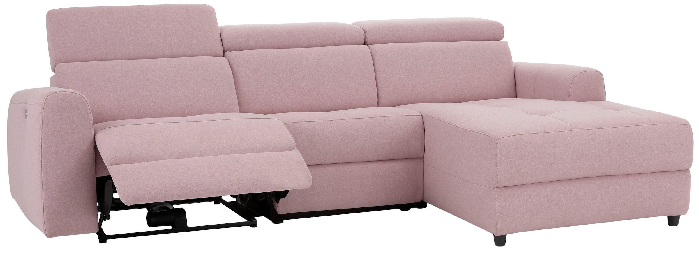 Home affaire Ecksofa »Sentrano, L-Form,«, 275 cm, man. o. elektr. Relaxfunktion und USB/Kopfverstellung