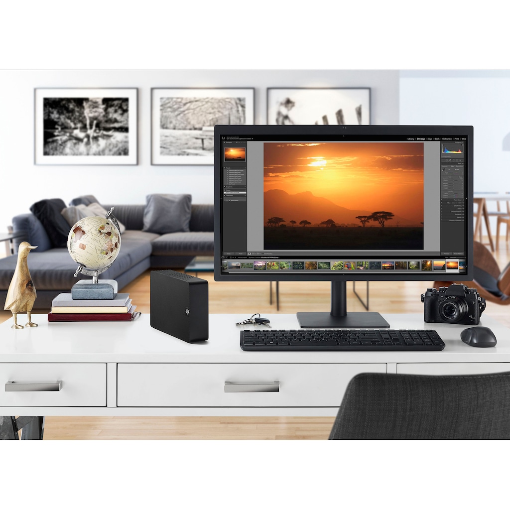 Seagate externe HDD-Festplatte »Expansion Desktop«, 3,5 Zoll, Anschluss USB 3.0