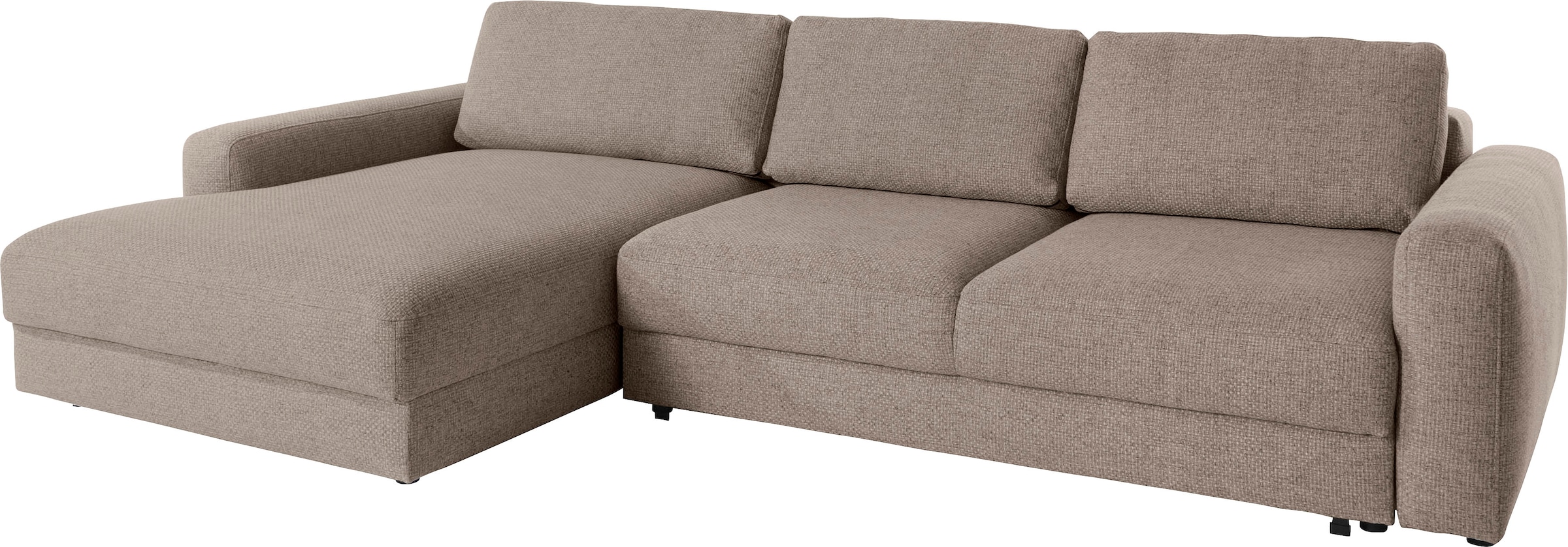 Places of Style Ecksofa »Bloomfield, bequem und elegant, L-Form«, wahlweise mit Bettfunktion und Bettkasten