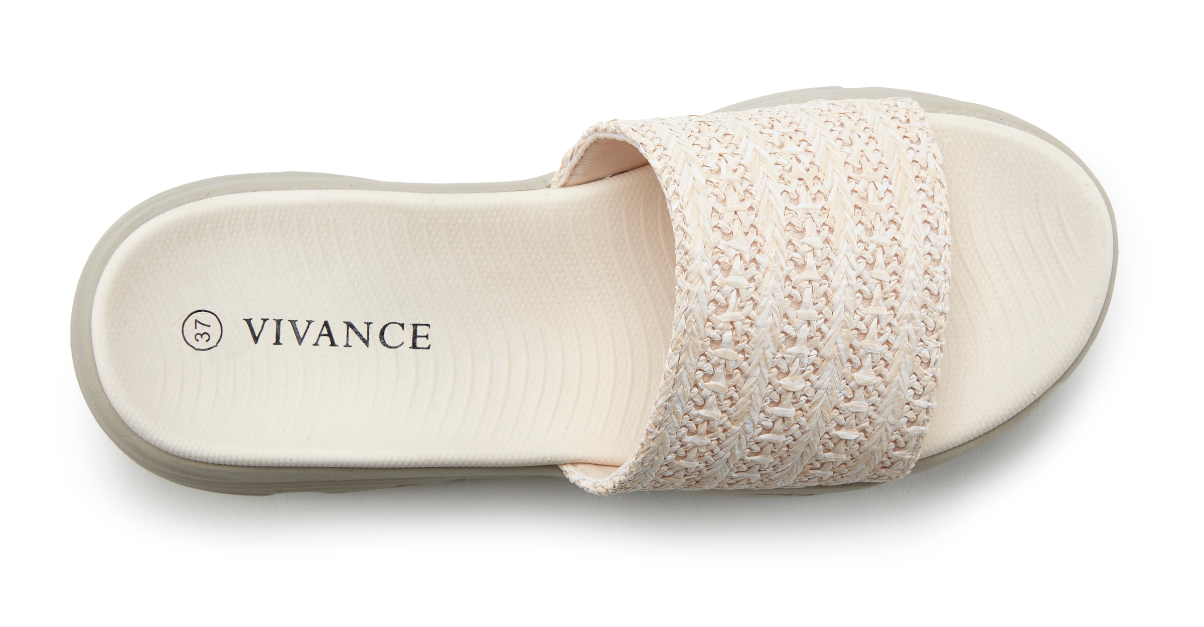Vivance Pantolette »Mule, Sandale, Sommerschuh, offener Schuh,«  NEU mit modischer Sohle VEGAN
