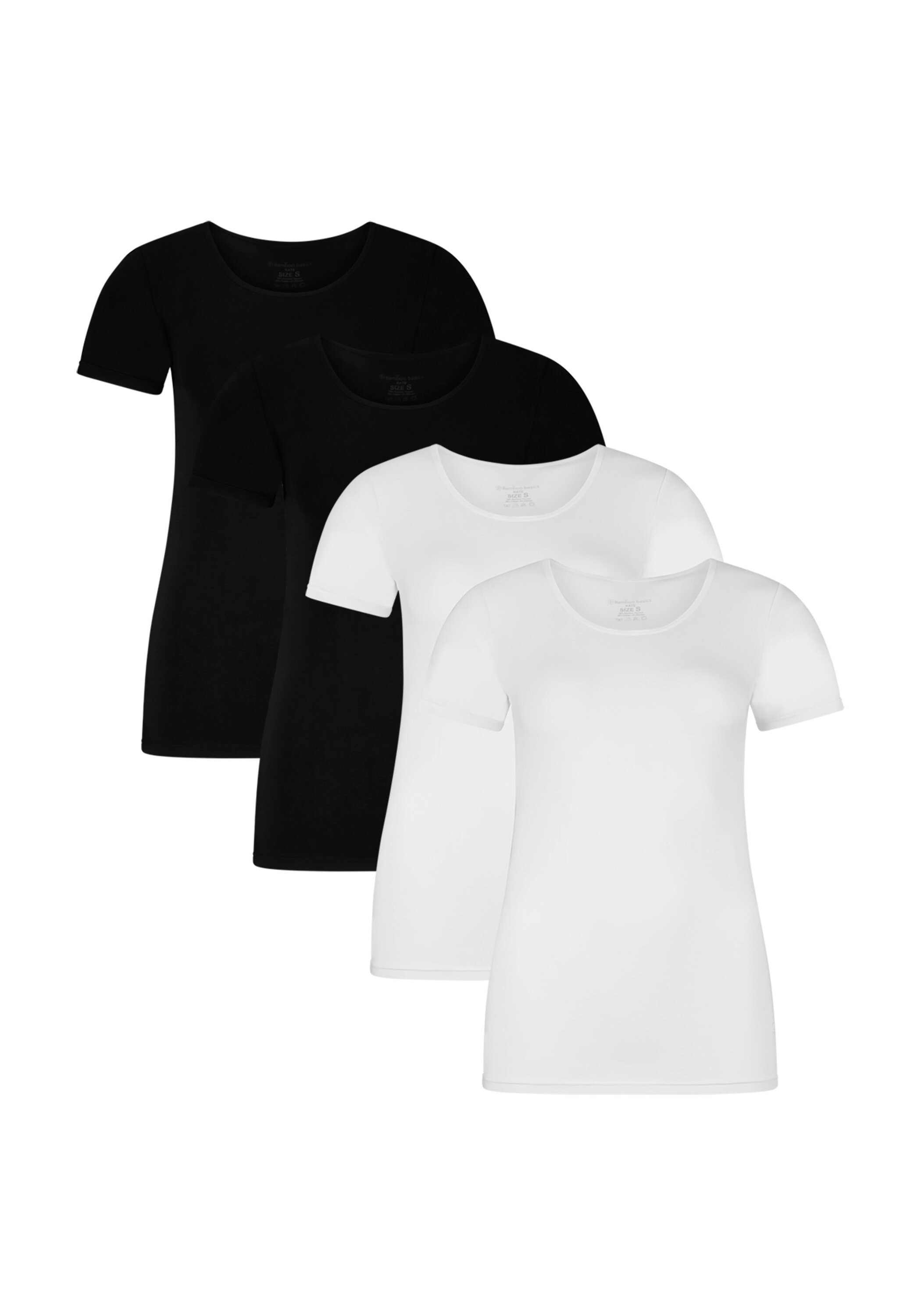 Bamboo basics Unterhemd »T-Shirt KATE 4er Pack«