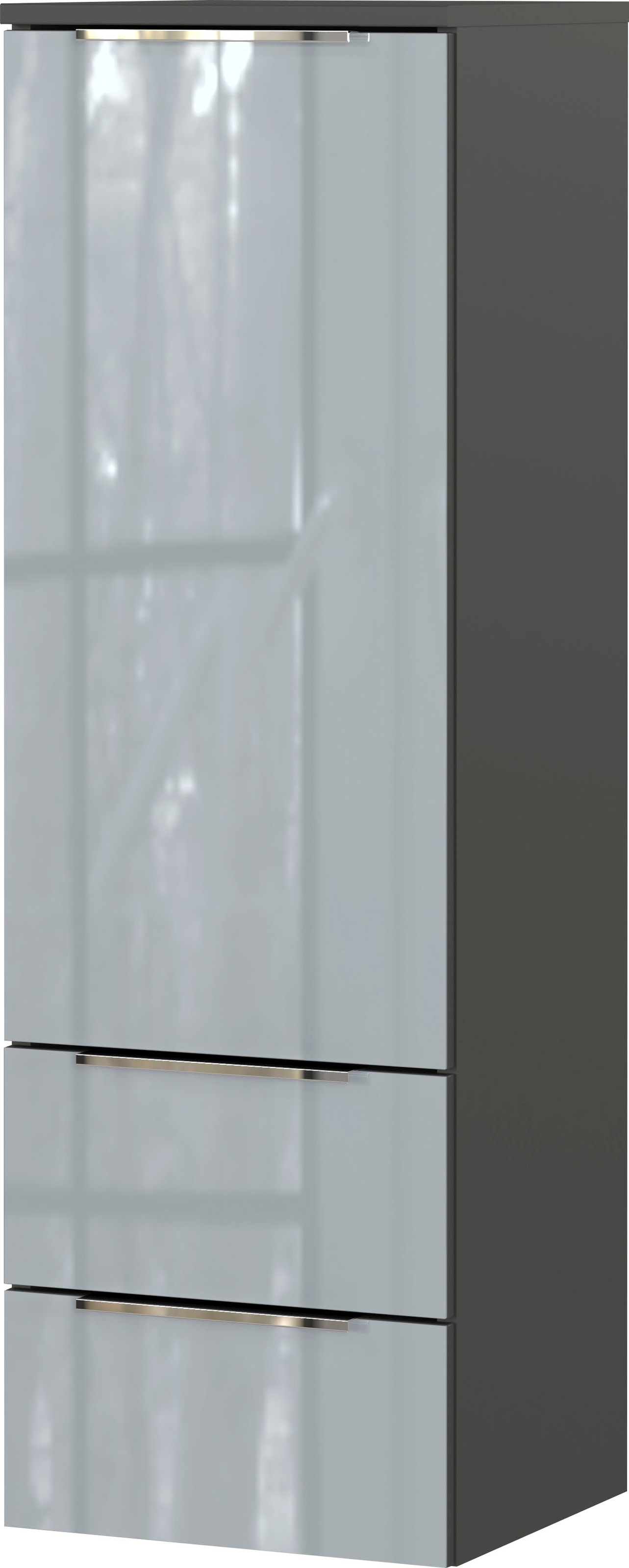GERMANIA Badmöbel-Set »Oakland«, (5 St.), inkl. WT-Unterschrank, Spiegel, Schrank, Mediumschrank und Regal