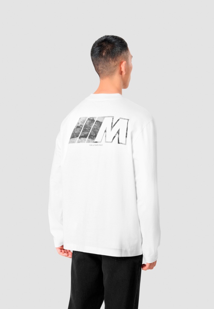 BMW Langarmshirt, mit geprägtem BMW M Logo auf der Brust