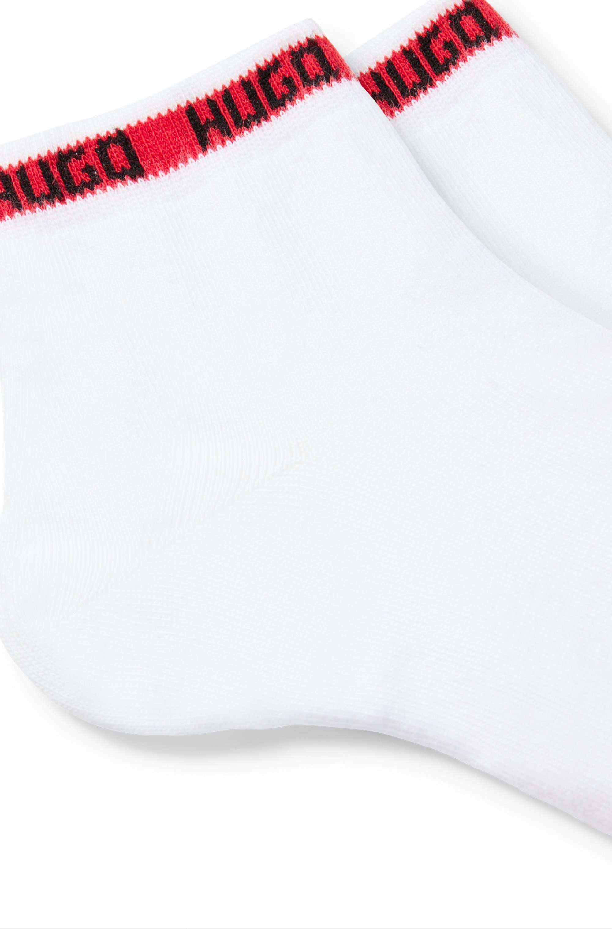 HUGO Underwear Freizeitsocken »2P SH TAPE CC 102«, (Packung, 2er-Pack), mit HUGO-Logoschriftzügen