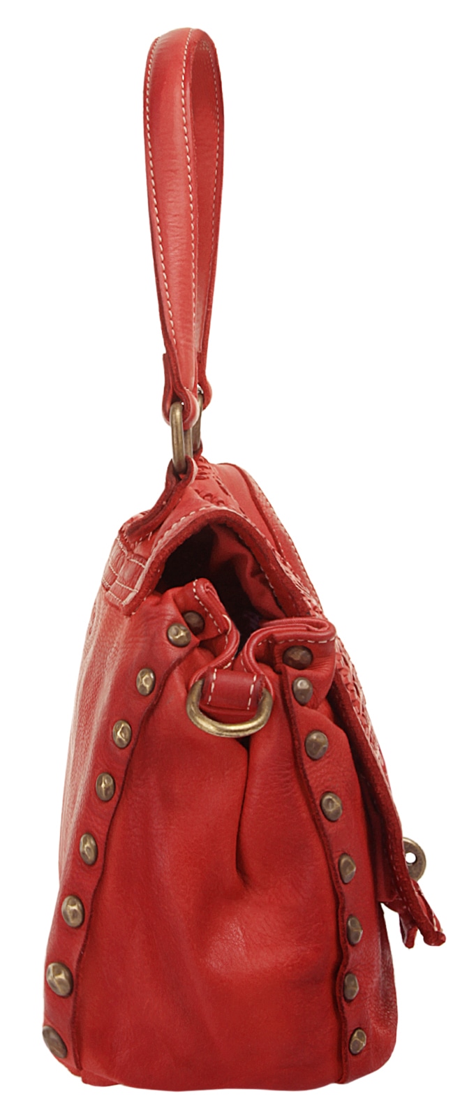 Samantha Look Henkeltasche, echt Leder, Made in Italy