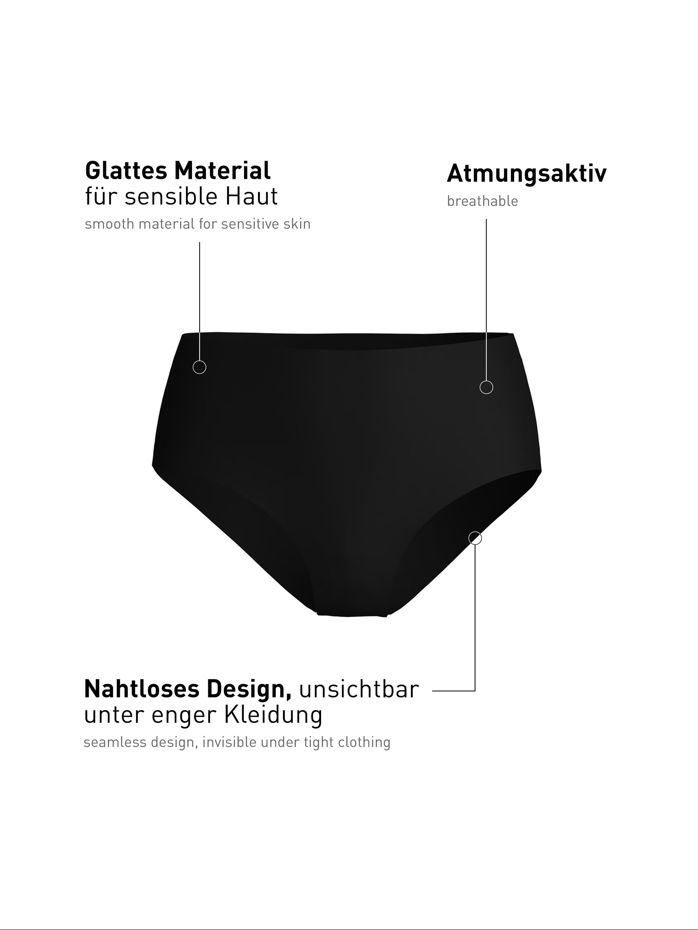 CALIDA Midislip »Sleek Skin« bequem, eng, nahtlos, weich, basic