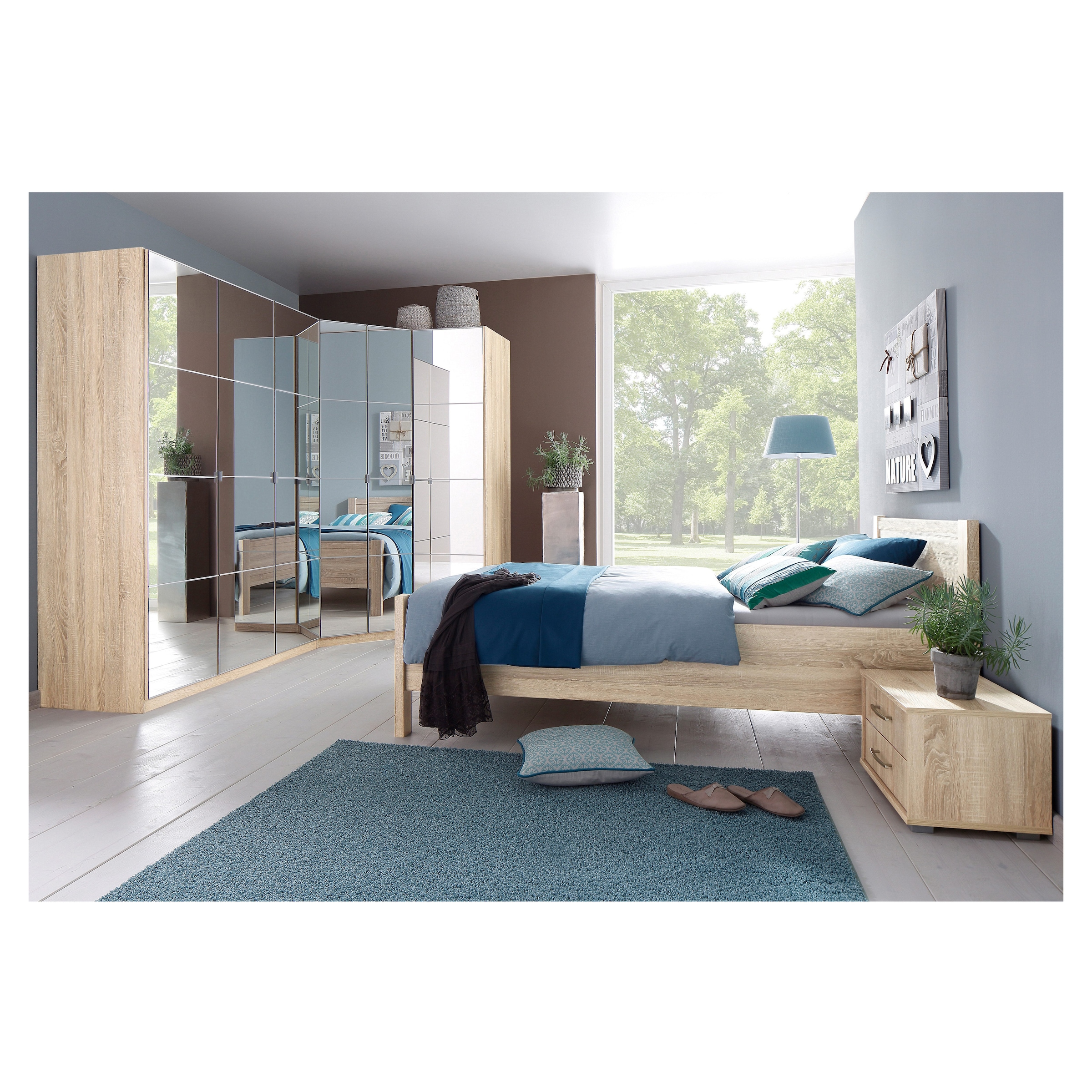 priess Kleiderschrank »Malaga« mit Spiegelfront