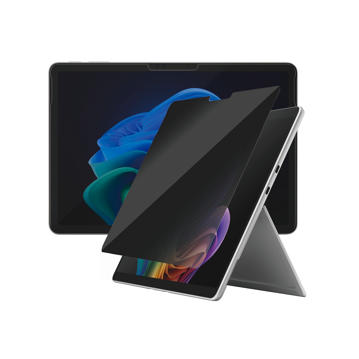 CARE by PanzerGlass Displayschutzglas »Privacy Screen Protector« für Microsoft Surface Pro 12” Displayschutzfolie, Schutzfolie, Bildschirmschutz, kratz- & stoßfest