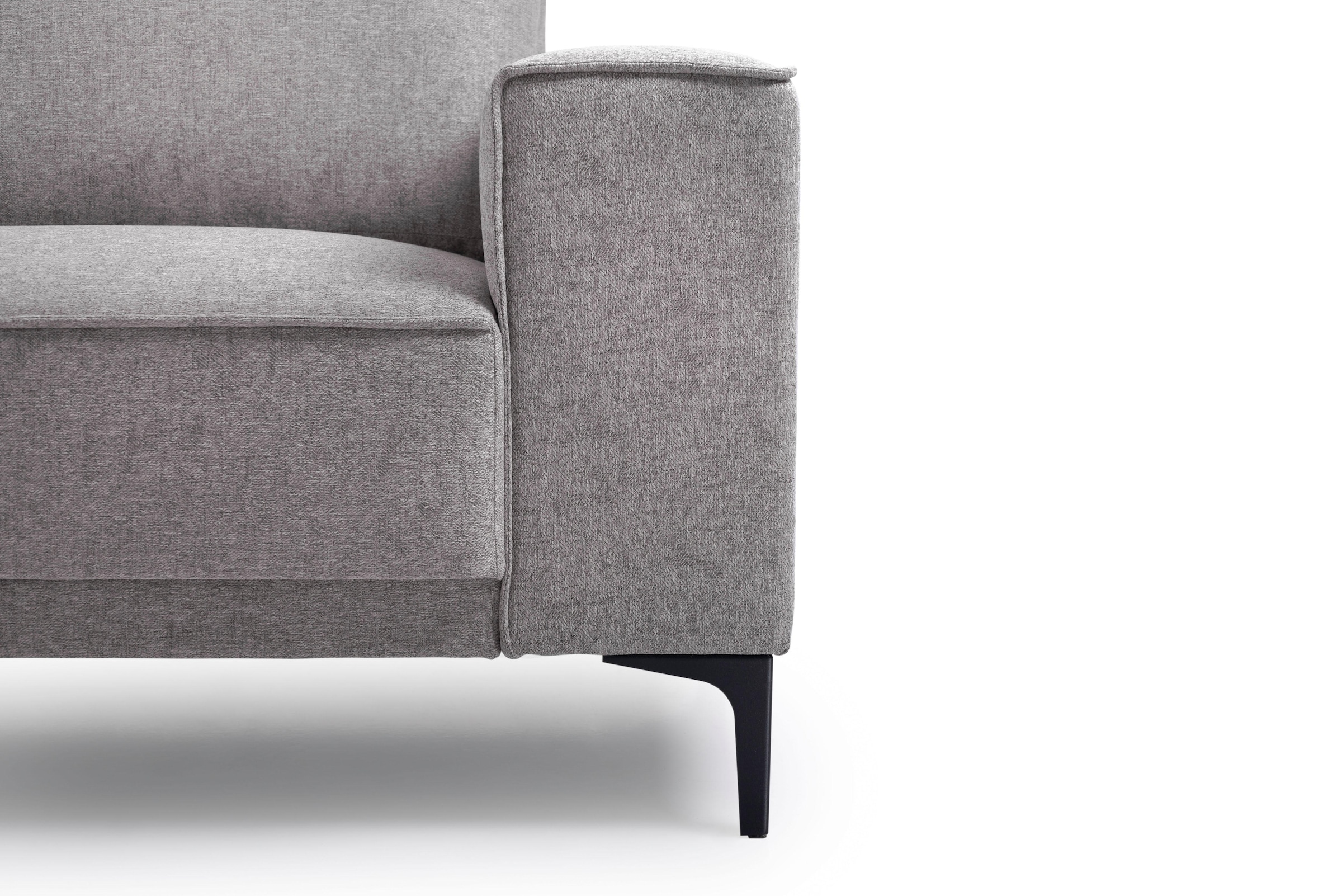 OTTO home Wohnlandschaft »OLAND U-Form, XXL, B: 342 cm, Skandi-Design« Skandi-Design in Struktur, Flachgewebe, Luxus-Microfaser, Boucle