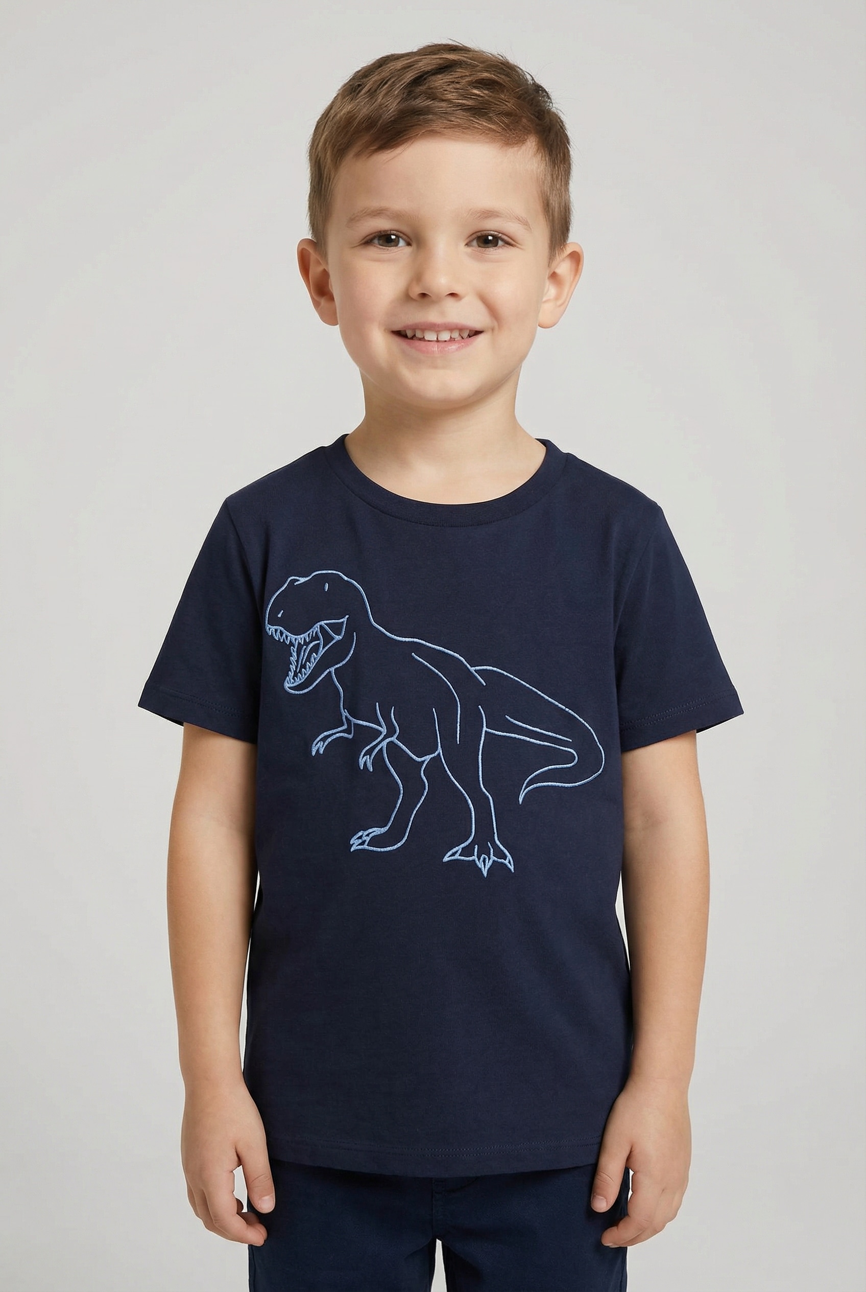 TOM TAILOR T-Shirt mit in der Nacht leuchtendem Dino-Print