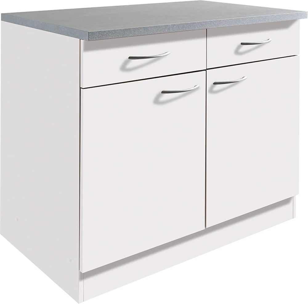 wiho Küchen Unterschrank "Kiel" 100 cm breit, 60 cm tief