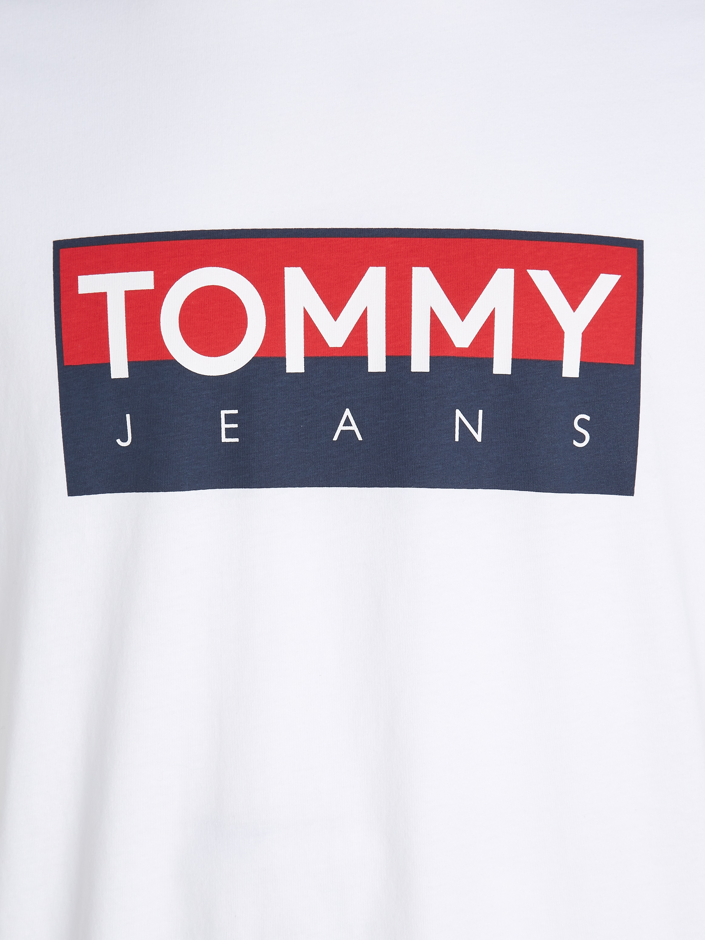 Tommy Jeans Kurzarmshirt »TJM REG RWB TOMMY ENTRY TEE EXT«, Mit Markenlogo bedruckt