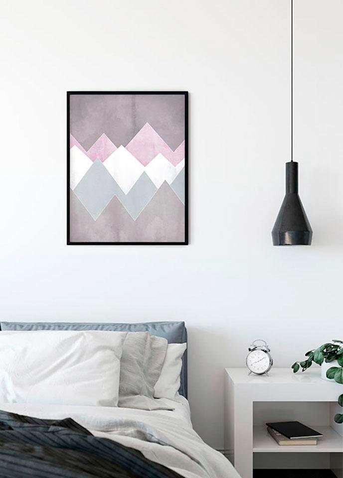 Komar Bild »Sunrise Mountain Gentle«, Natur, (1 St.), Wandbild zur Dekoration - ohne Rahmen