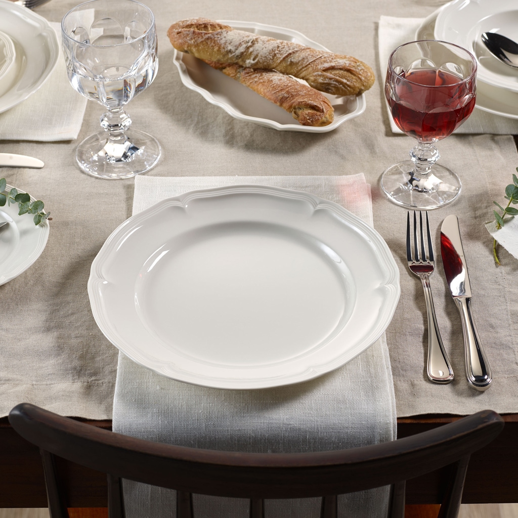 Villeroy & Boch Speiseteller »Speiseteller Manoir ø 26,7 cm weiß«