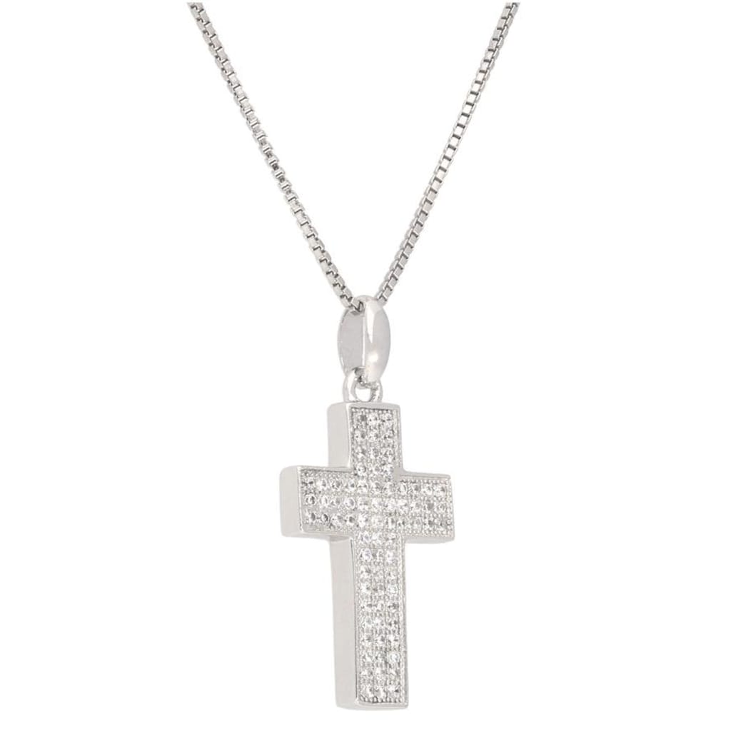 Firetti Kette mit Anhänger »Schmuck Geschenk Silber 925 Halsschmuck Halskette Venezianer Kreuz«