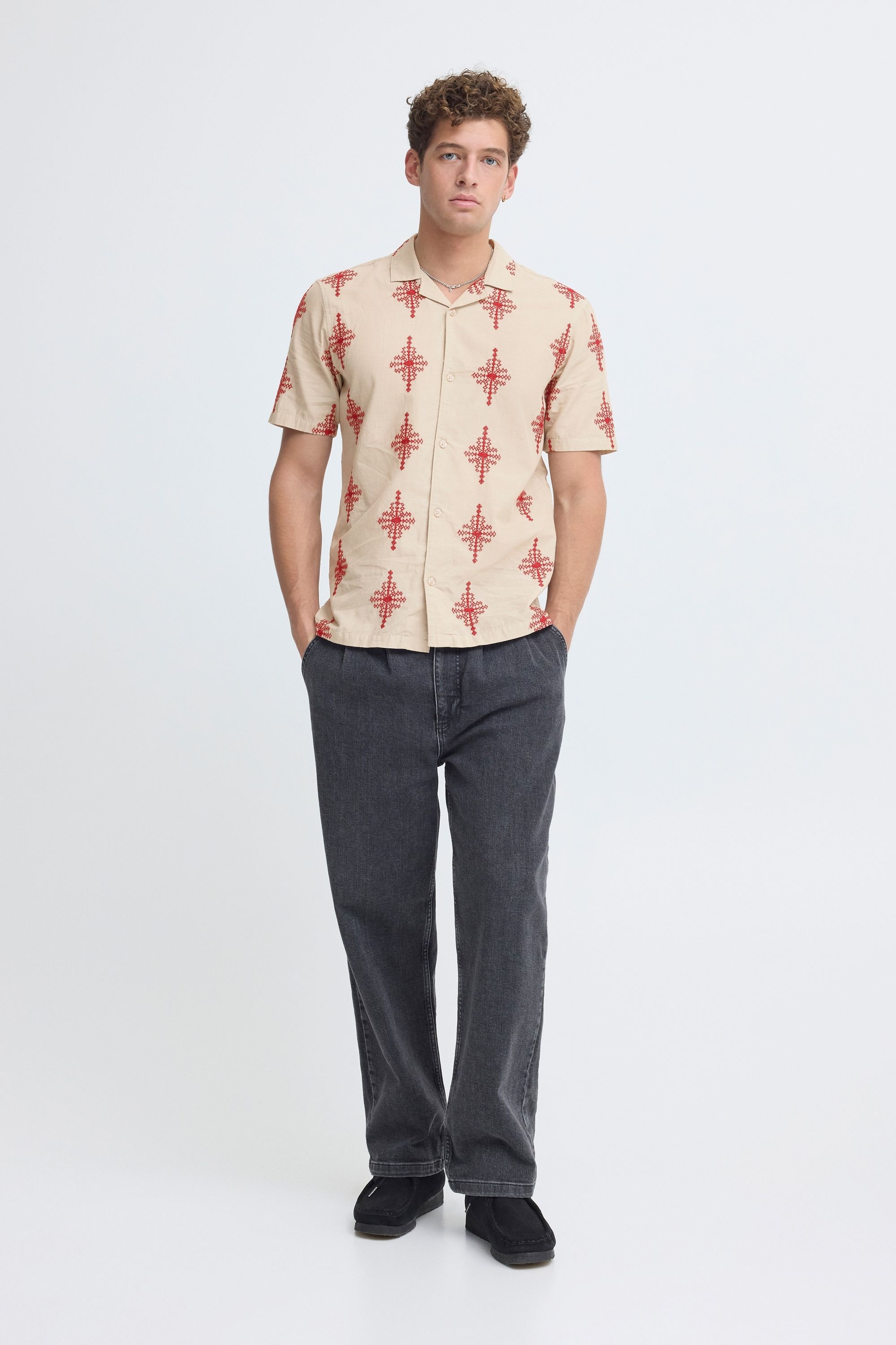 Casual Friday Kurzarmhemd »Kurzarmhemd CFLeopold«