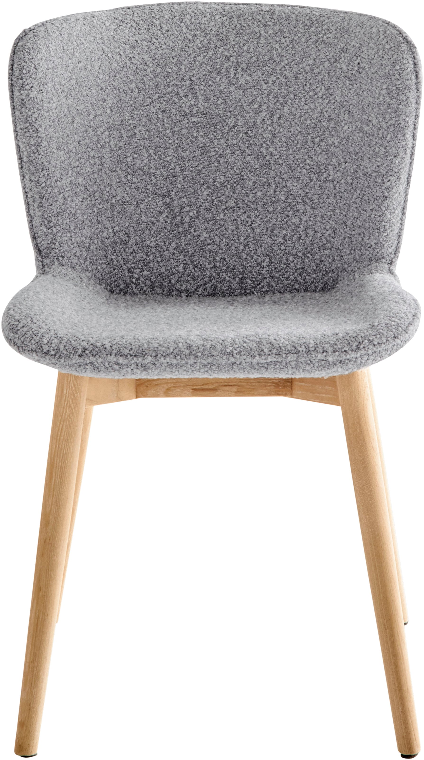 s.Oliver Esszimmerstuhl »Kailee«, (Set), 2 St., Bouclé, weicher Bouclé-Bezug, ergonomisches Design, Eschenholzgestell