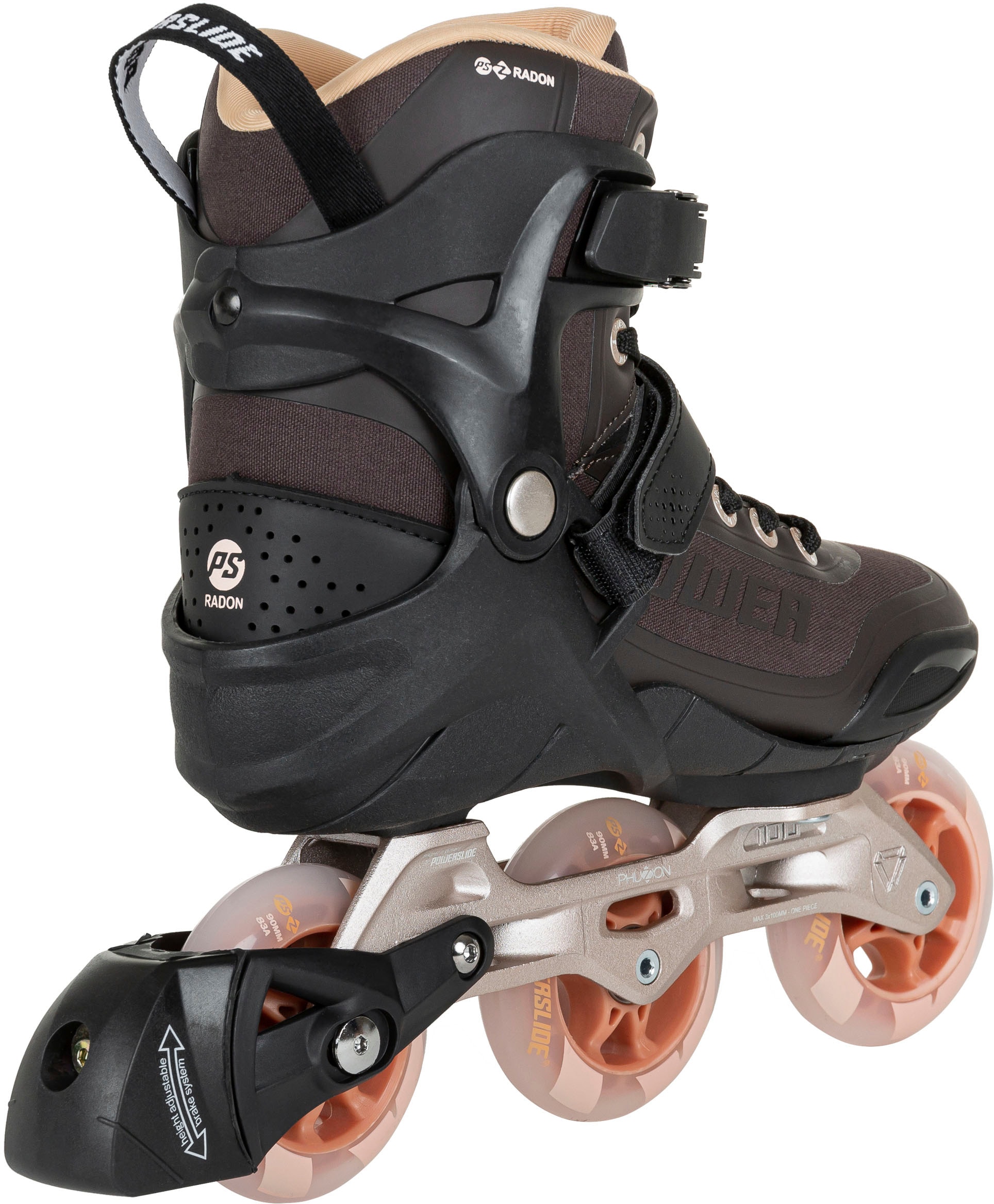 Powerslide Inlineskates »Phuzion Radon Bronze 90«