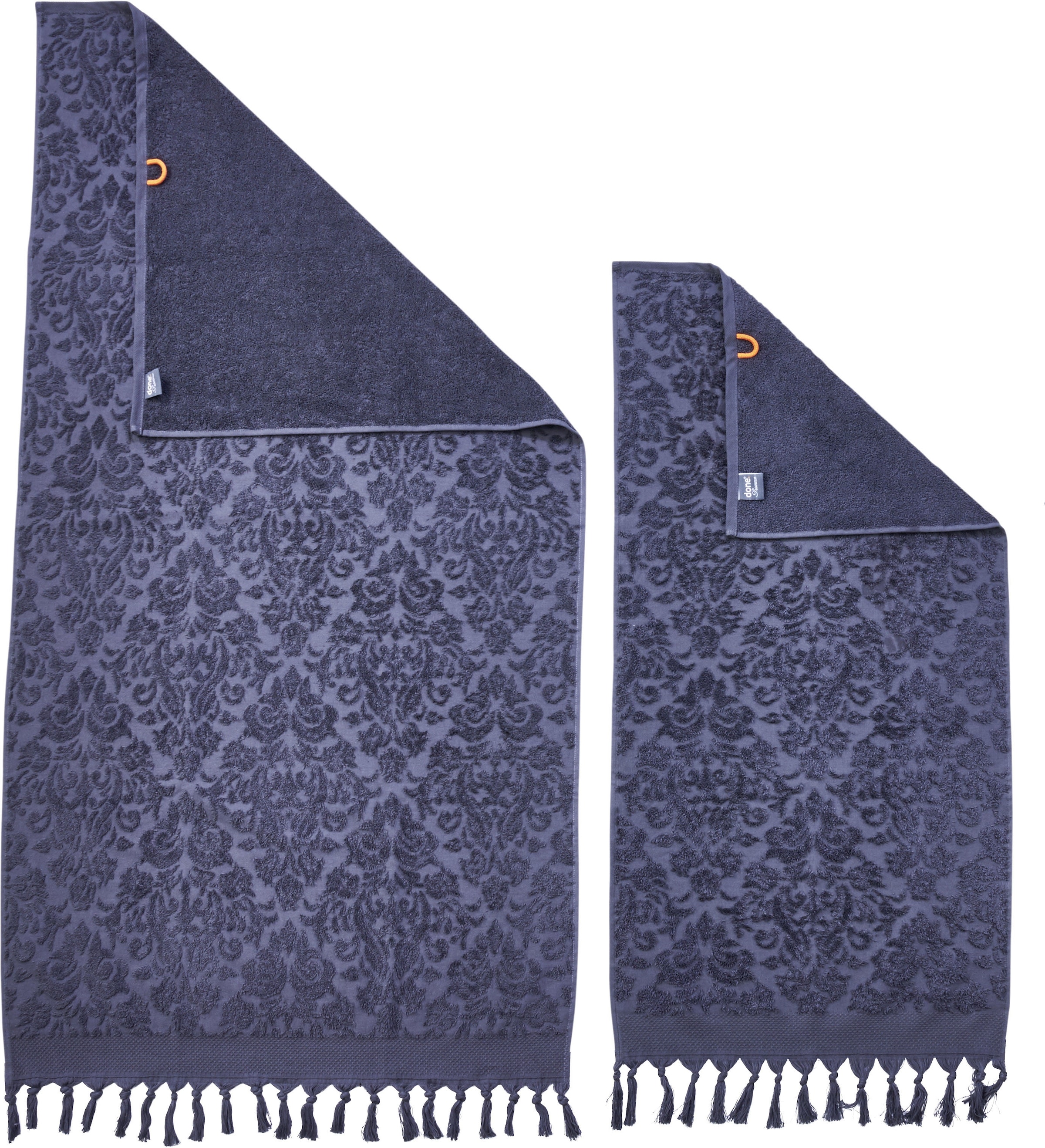 done.® Handtuch Set »Provence Ornaments« Uni-Farben, Ornamente, mit Fransen