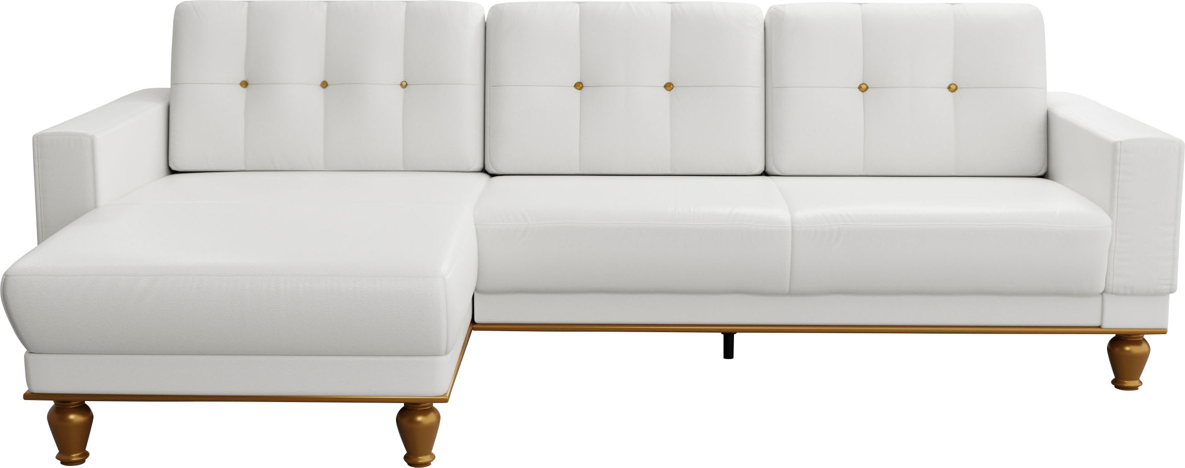 sit&more Ecksofa »Orient 5 L-Form«, mit Strass-Stein, wahlweise mit Bettfunktion und Bettkasten