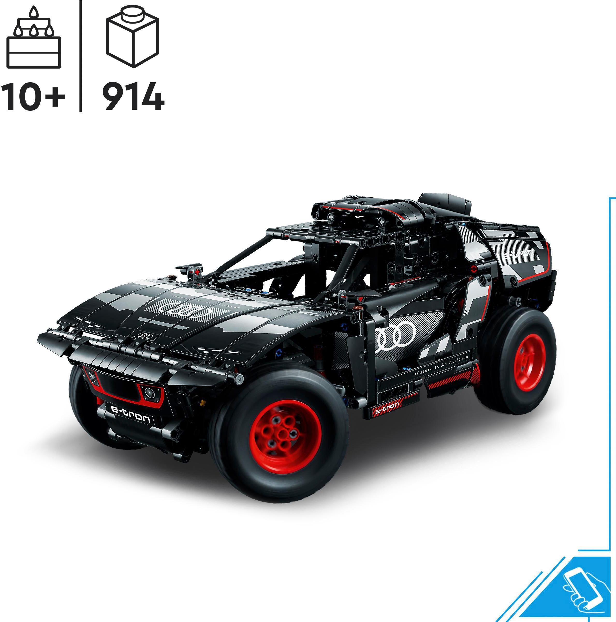 LEGO® Konstruktionsspielsteine »Audi RS Q e-tron (42160), LEGO® Technic«, (914 St.), Made in Europe