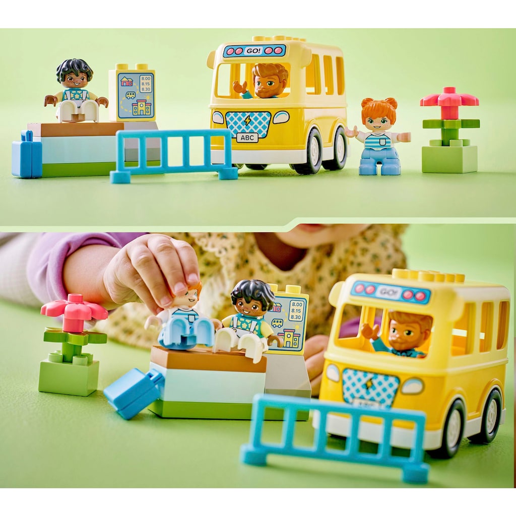 LEGO® Konstruktionsspielsteine »Die Busfahrt (10988), LEGO® DUPLO«, (16 St.)