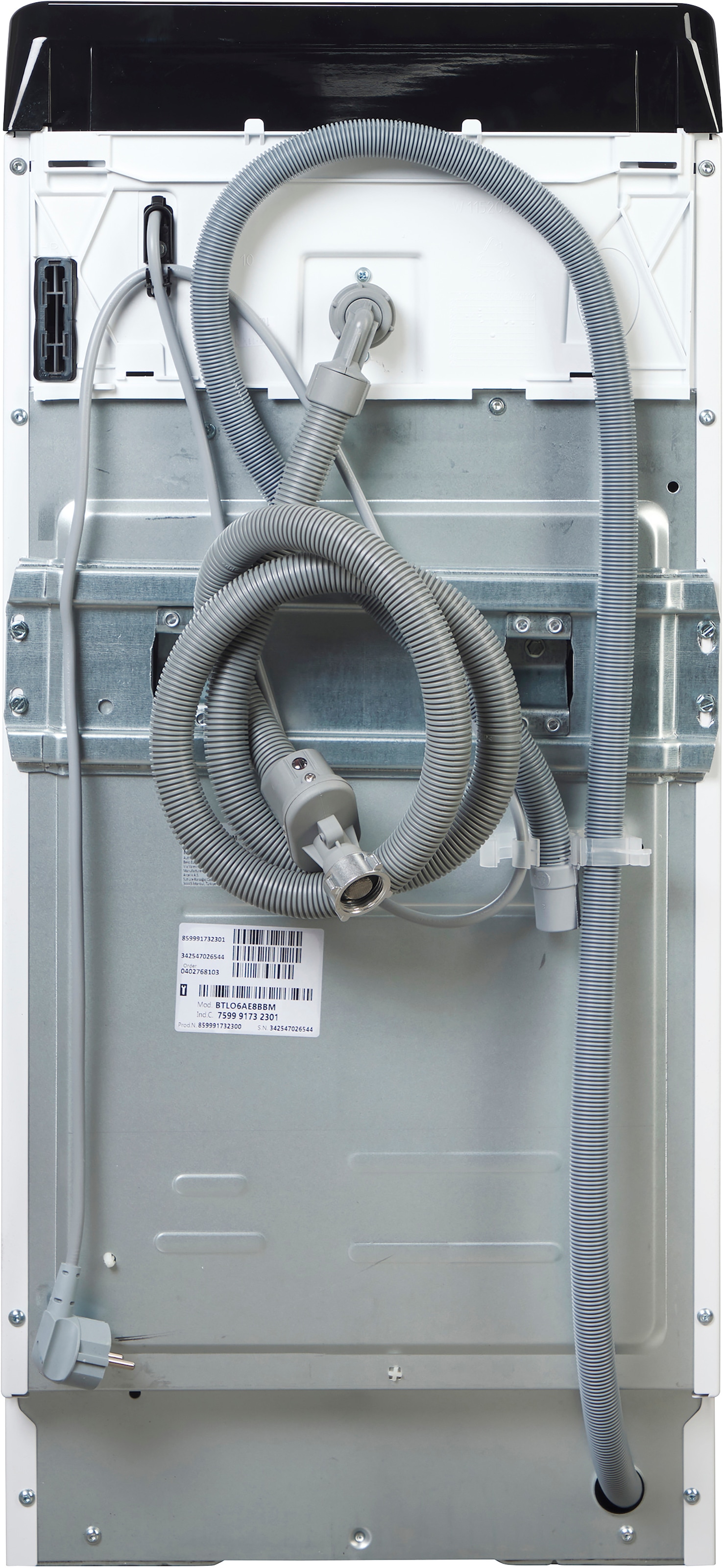 BEKO Waschmaschine Toplader »BTLO6AE8BBM« 6 kg 1200 U/min Hygiene+ & Knitterschutz – allergikergeeignet, knitterfrei