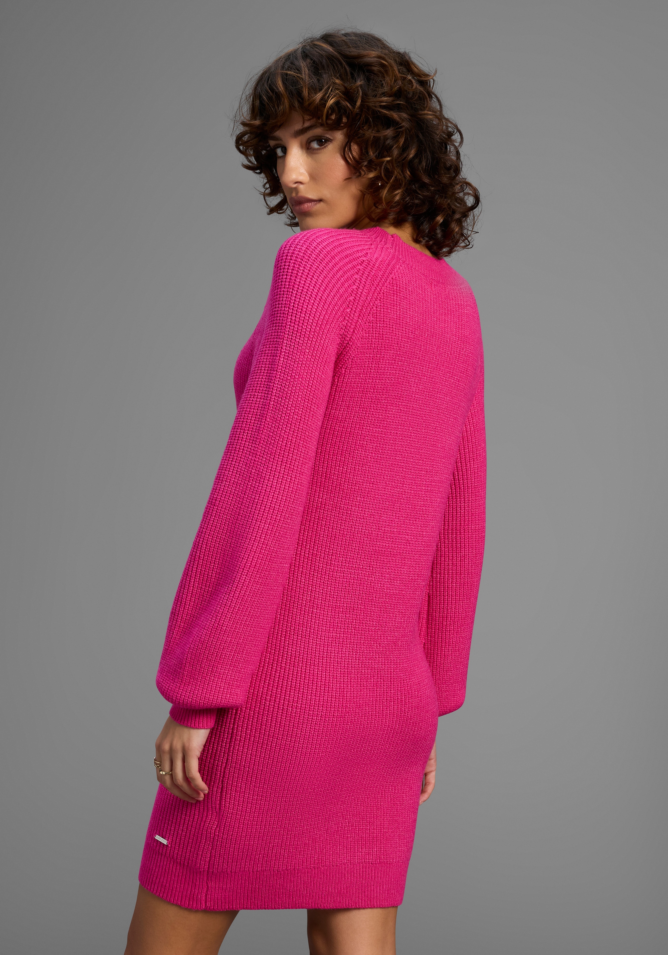 Laura Scott Strickkleid mit modischem Strickmuster