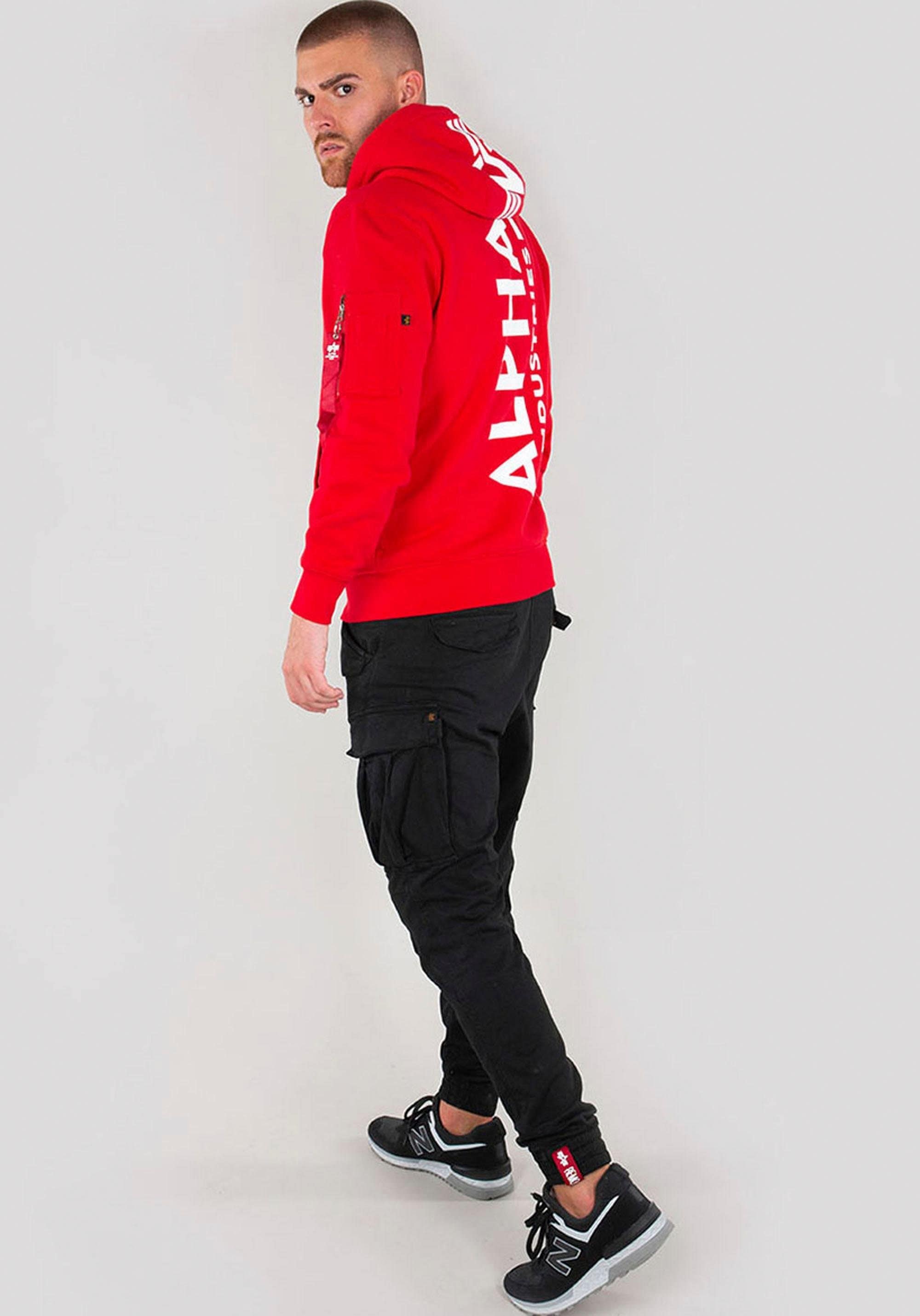 Alpha Industries Kapuzensweatshirt »BACK PRINT HOODY«