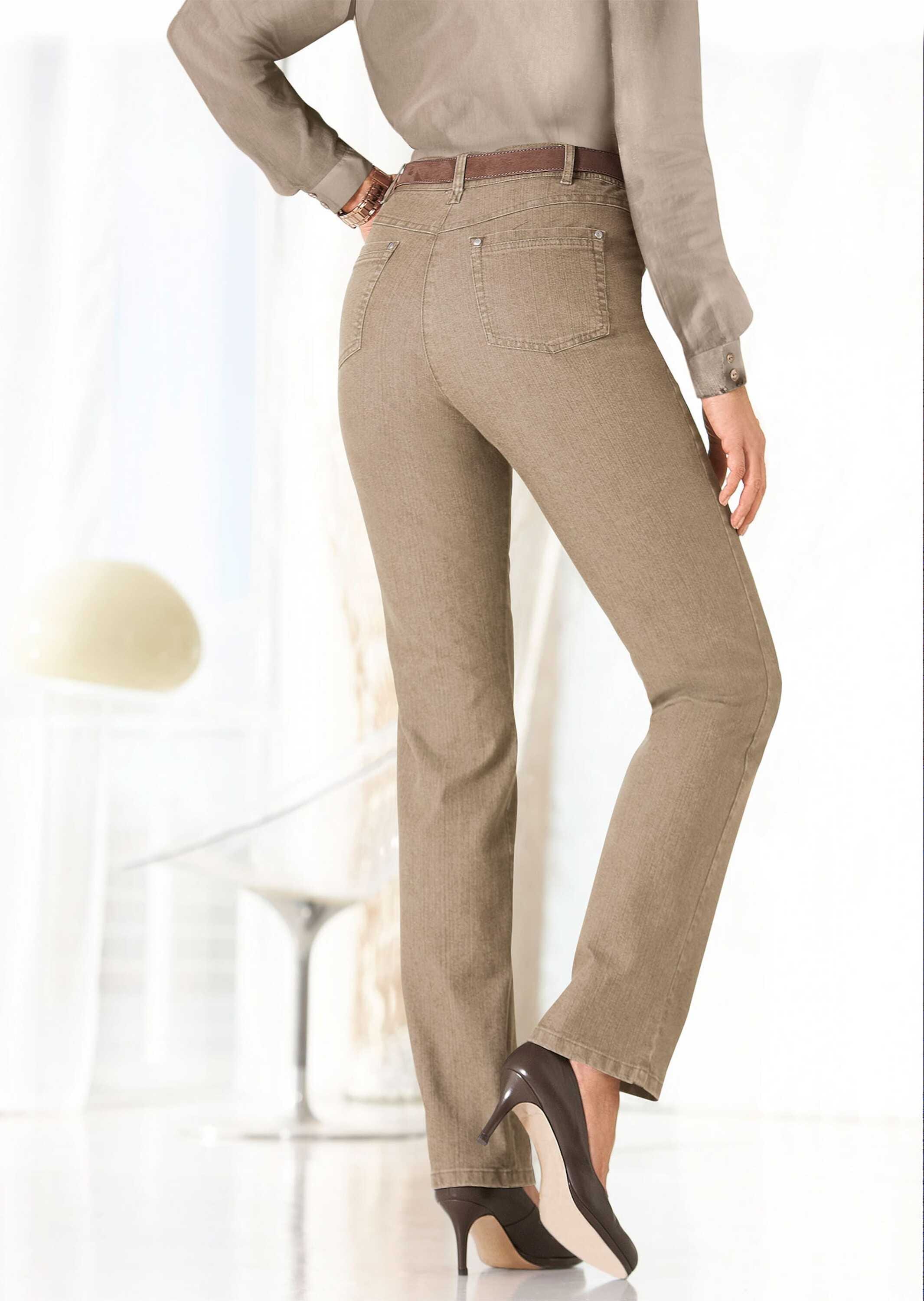 GOLDNER Regular-fit-Jeans »Kurzgröße Klassische Jeanshose ANNA«