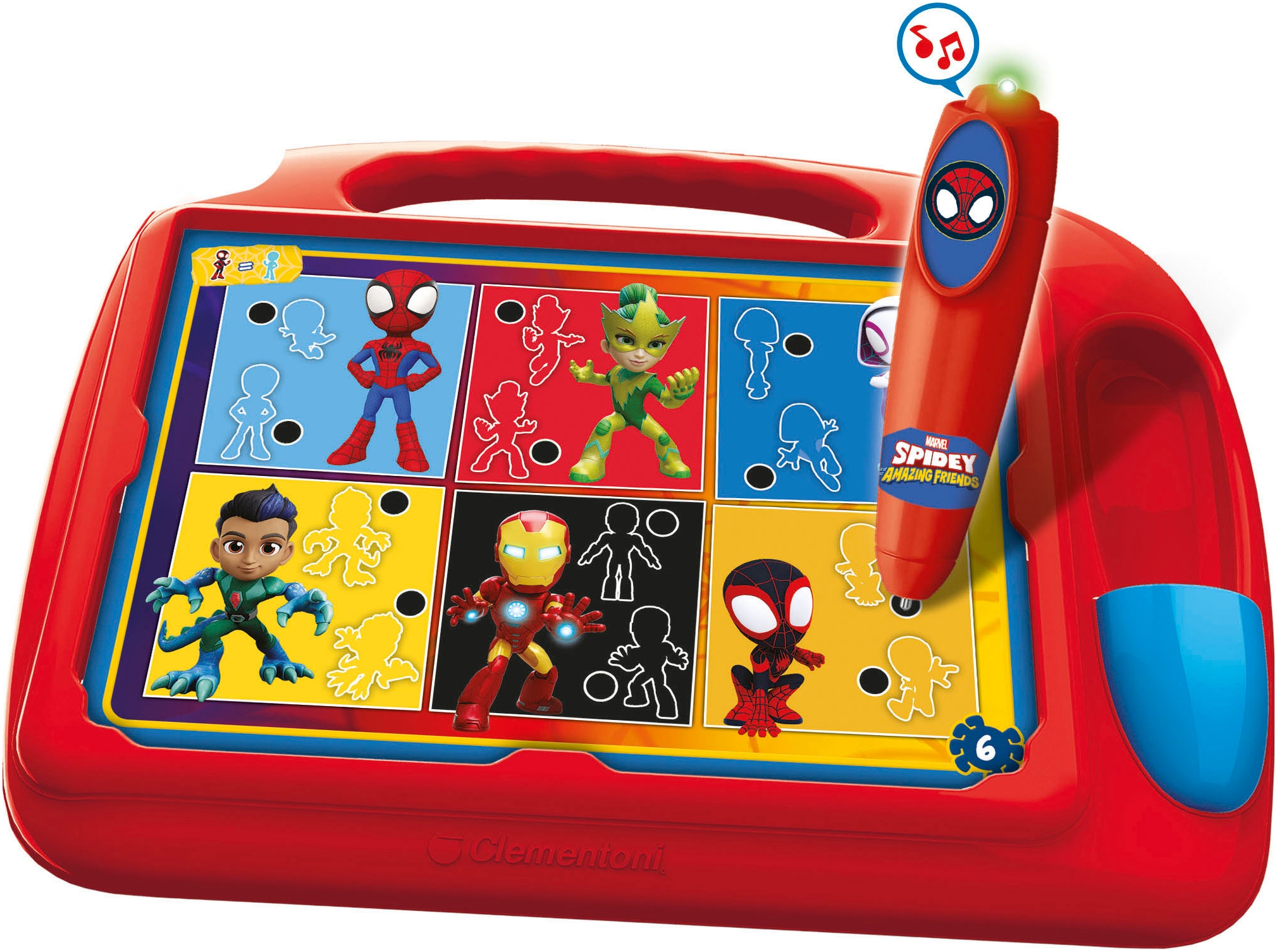 Spiel »Spidey und seine Superfreunde, E-Lektor Quiz Travel«, Made in Europe; FSC® -...