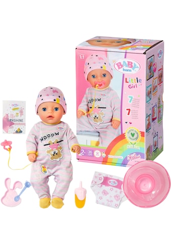 Babypuppe »Soft Touch Little Girl, 36 cm«, mit lebensechten Funktionen