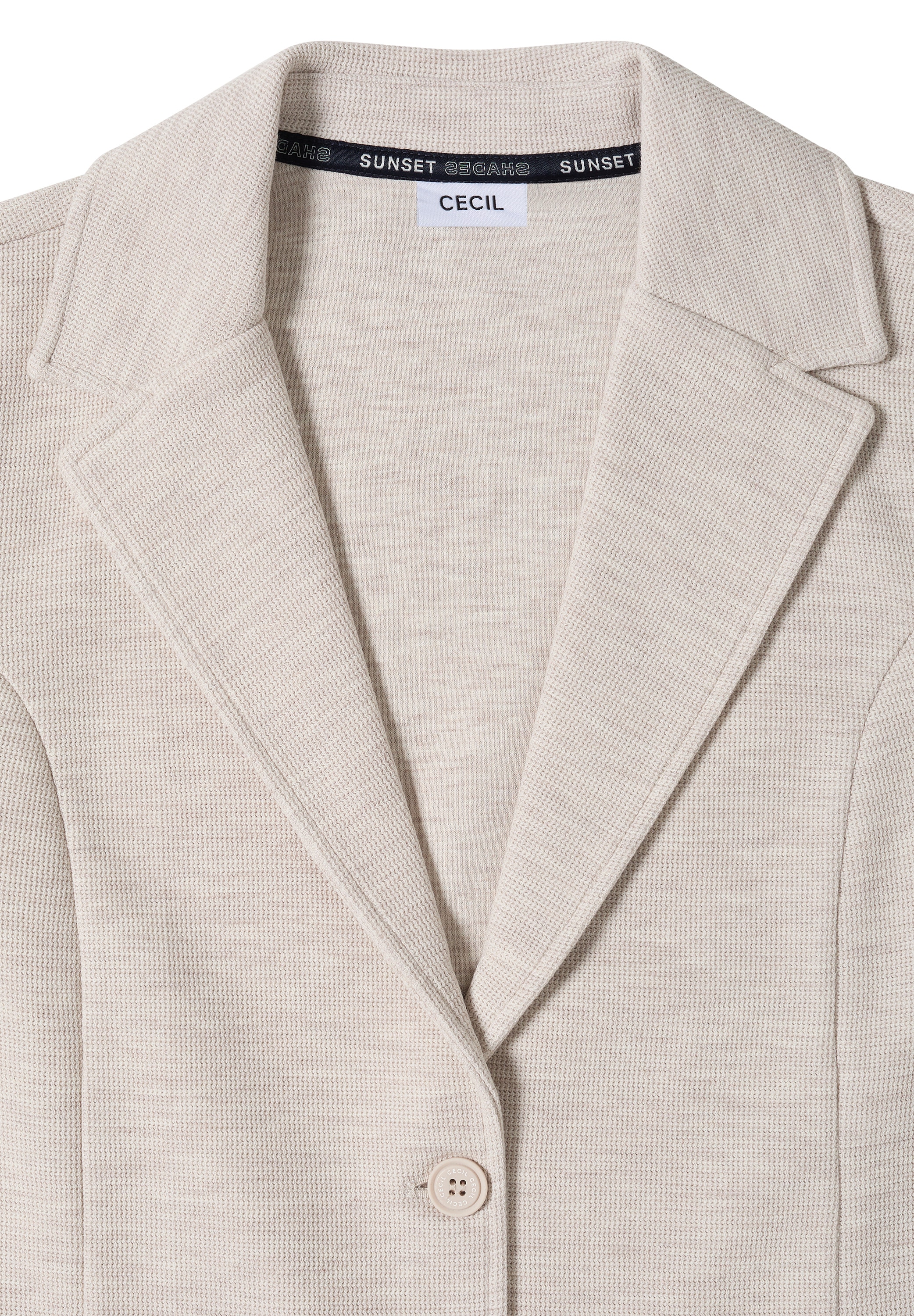 Cecil Jackenblazer mit Struktur in Unifarbe