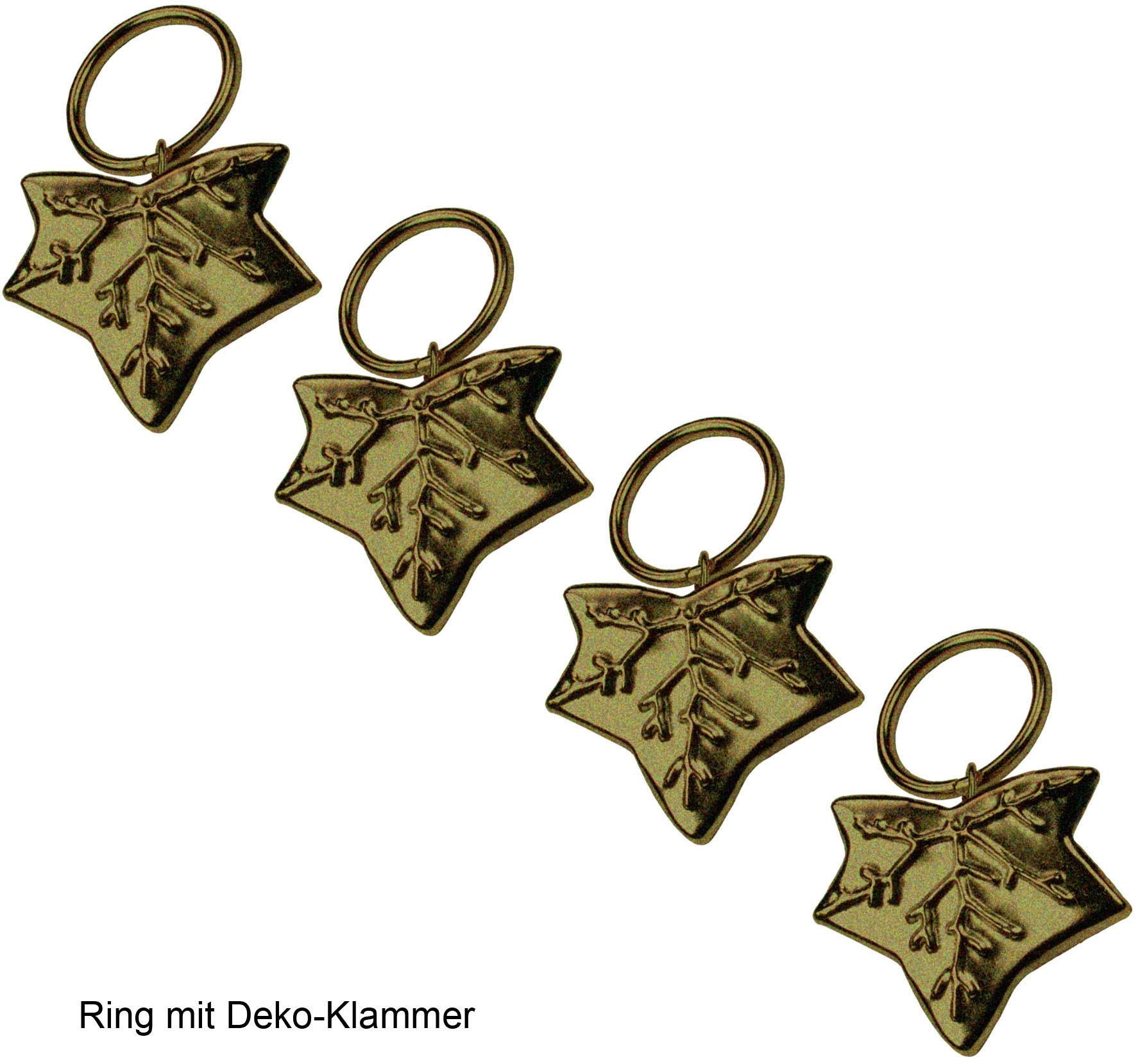 Liedeco Gardinenring »Blatt« für Gardinenstangen Ø 16 mm