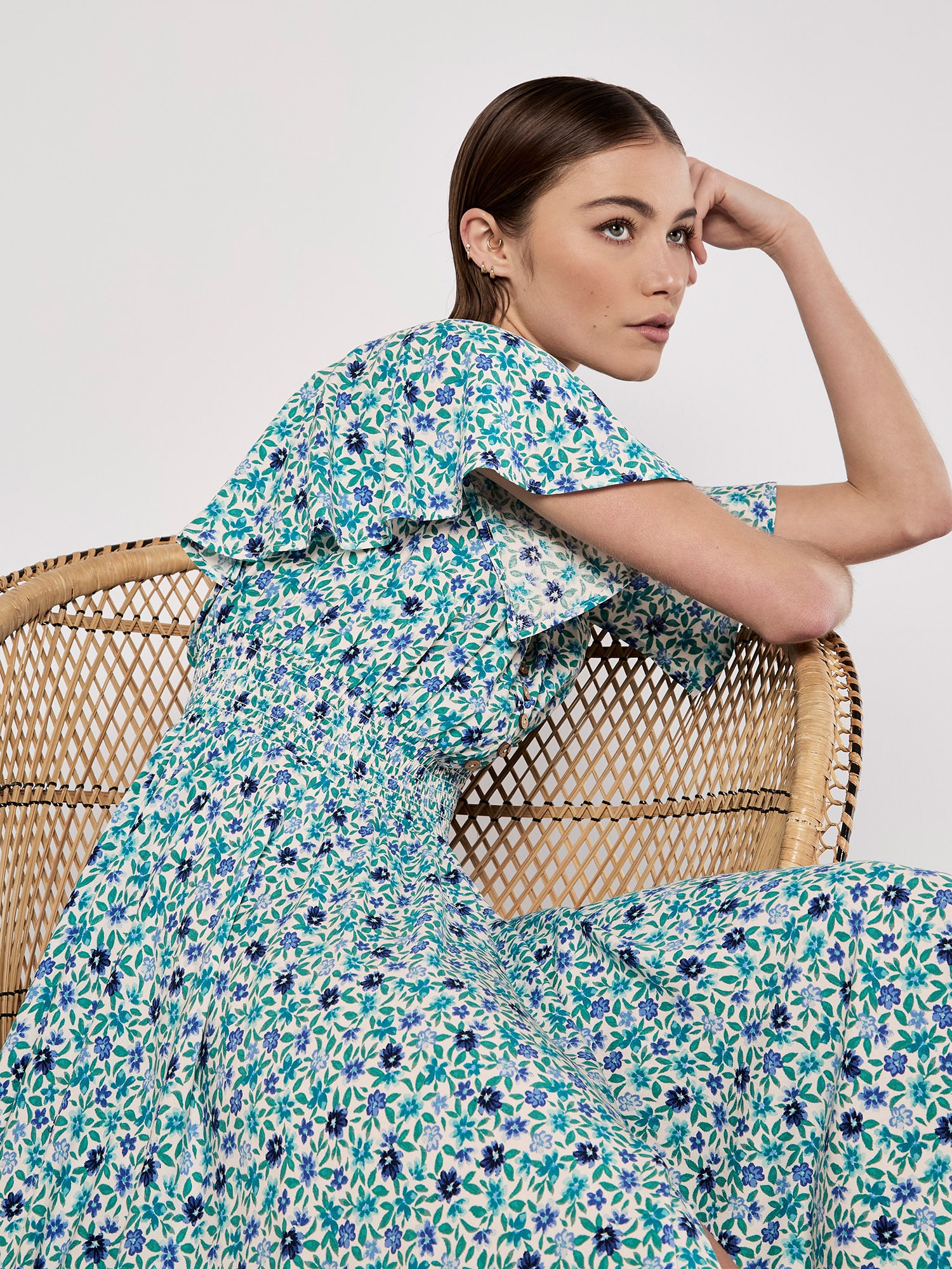 Apricot Minikleid »Minikleid« mit Flügelarmen