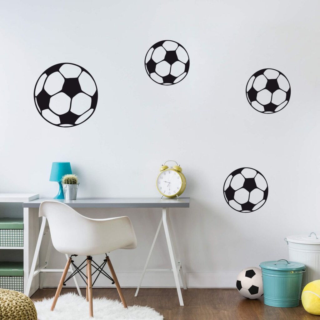 Wall-Art Wandtattoo »Fußball Wandaufkleber«, (1 St.)