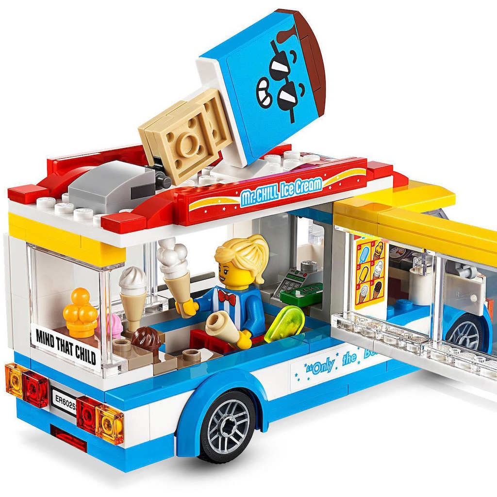 LEGO® Konstruktionsspielsteine »Eiswagen (60253), LEGO® City Great Vehicles«, (200 St.), Made in Europe